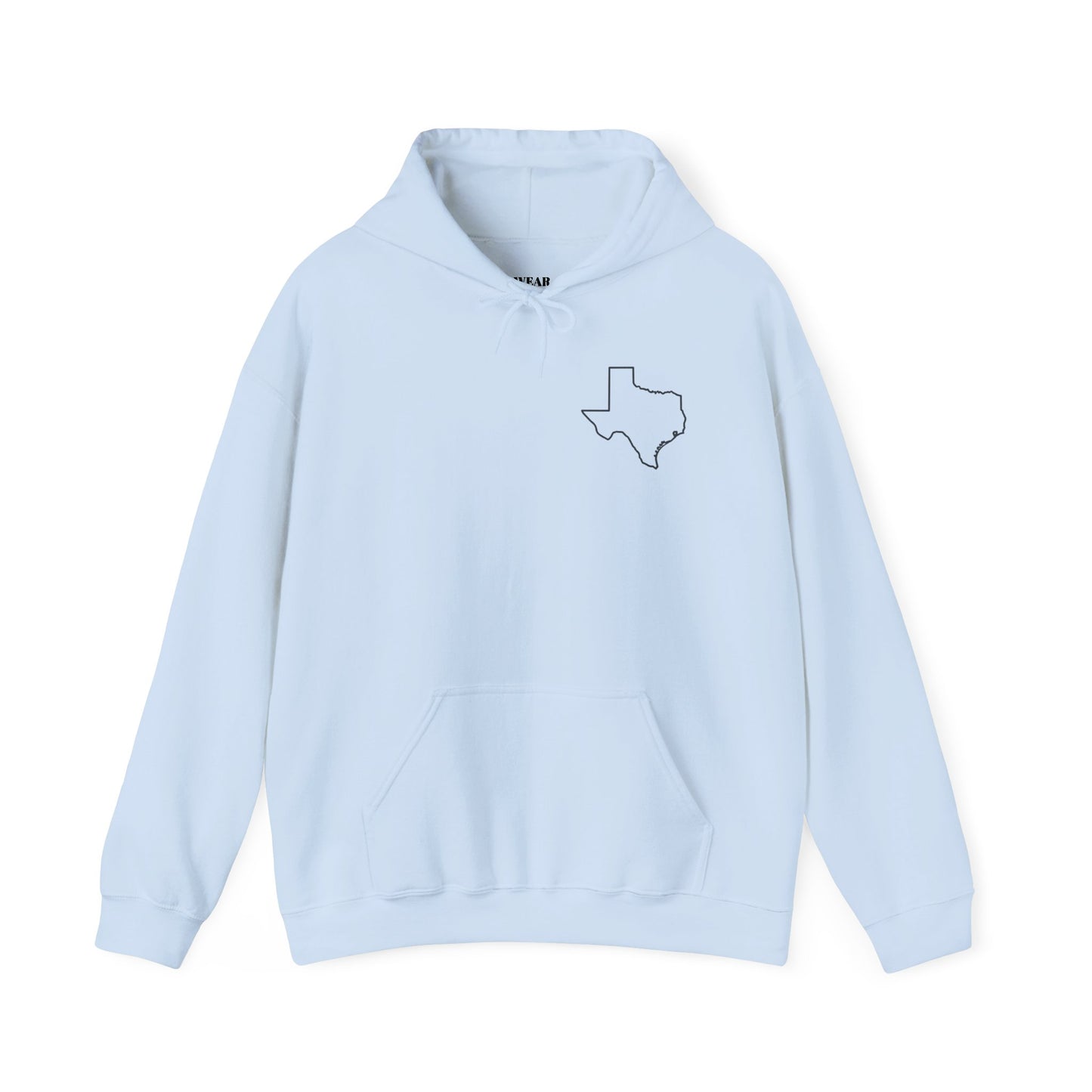 Unisex Heavy Blend™ Hooded Sweatshirt "American Until Texas Secedes"