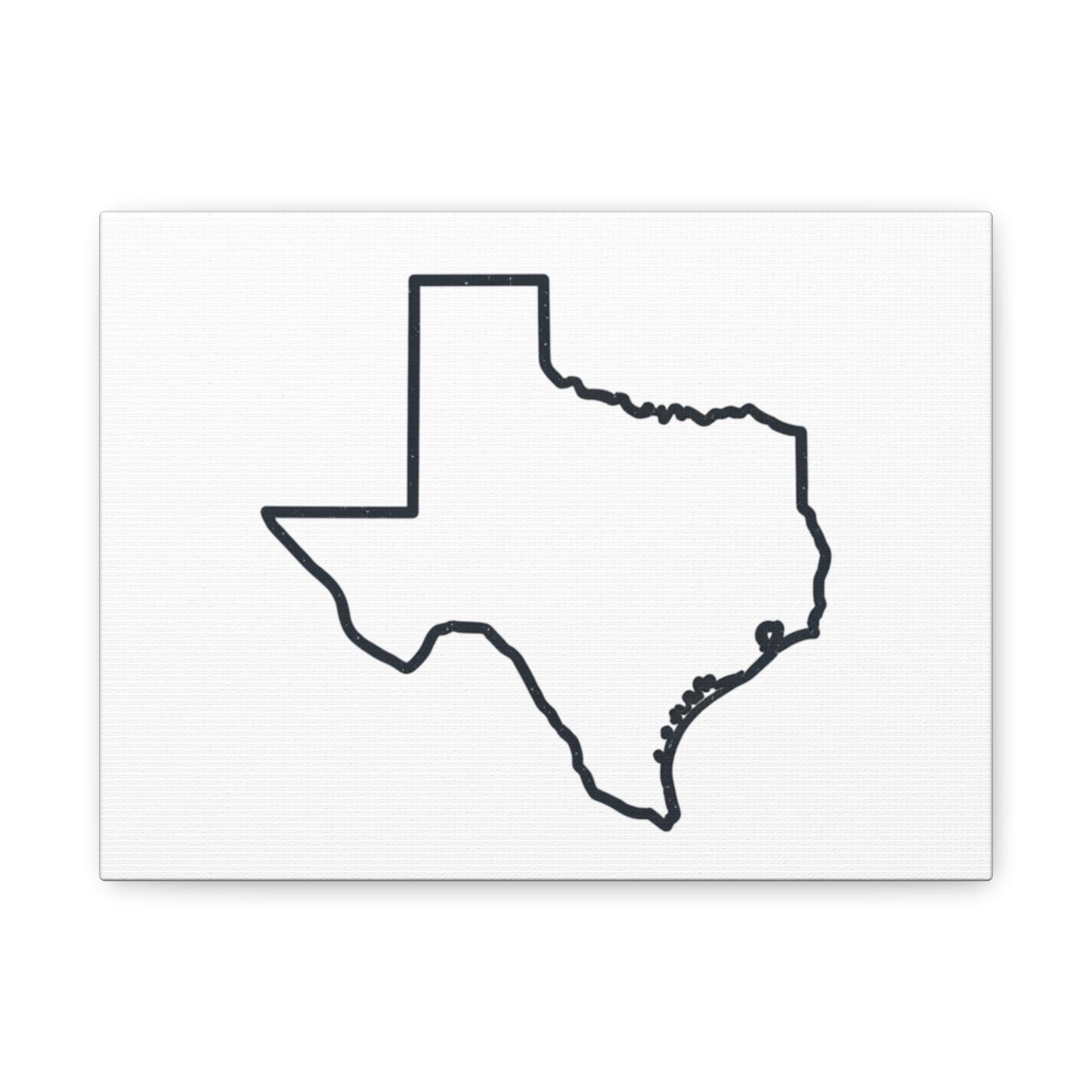 Texas Outline Canvas Wall Art