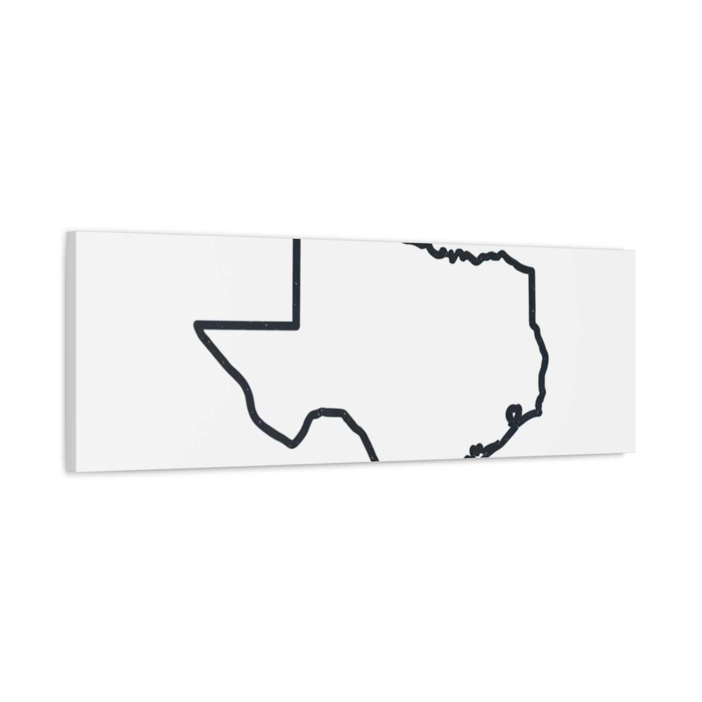 Texas Outline Canvas Wall Art