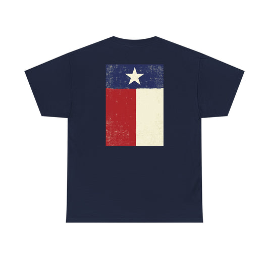 Unisex Heavy Cotton Tee "Texas Flag"