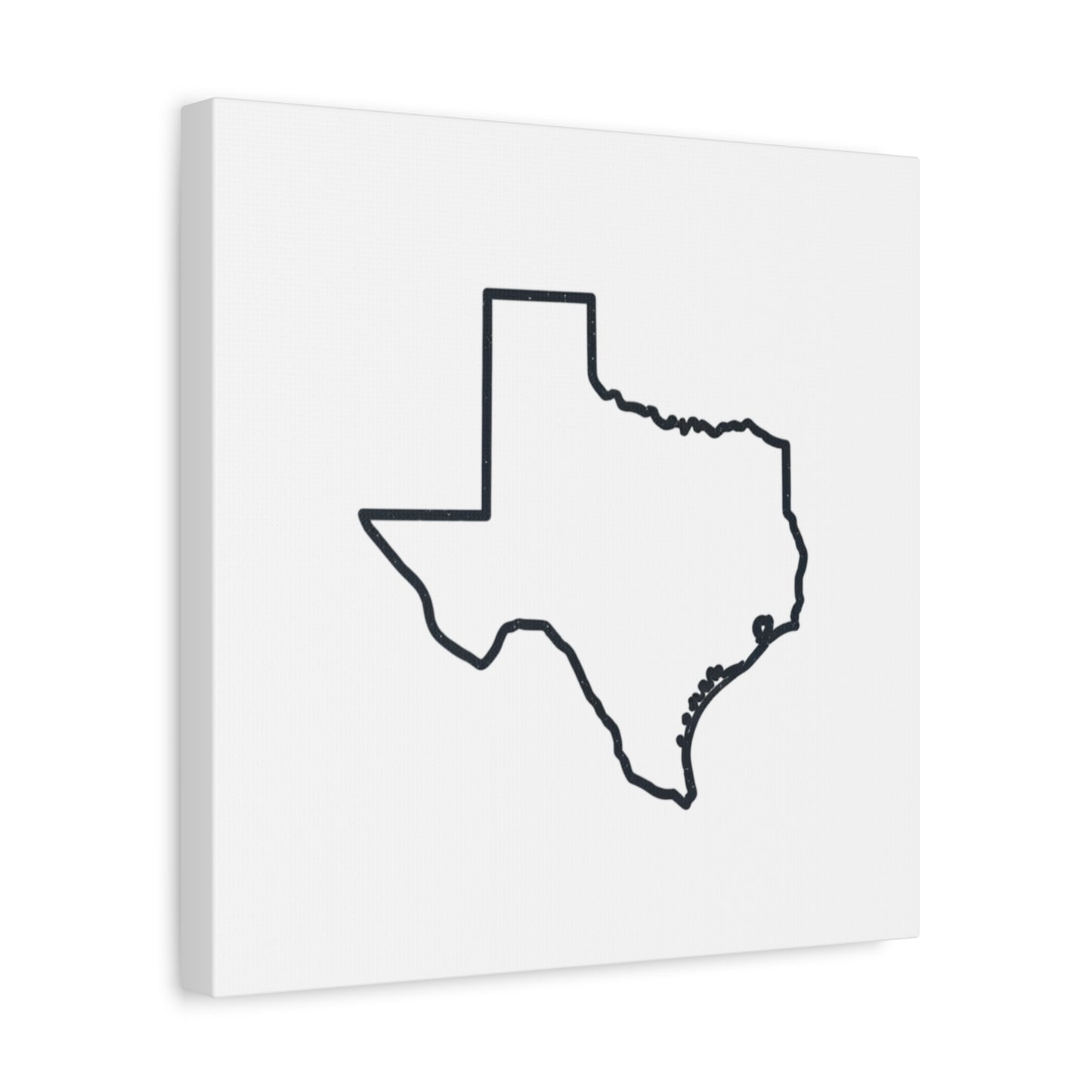 Texas Outline Canvas Wall Art