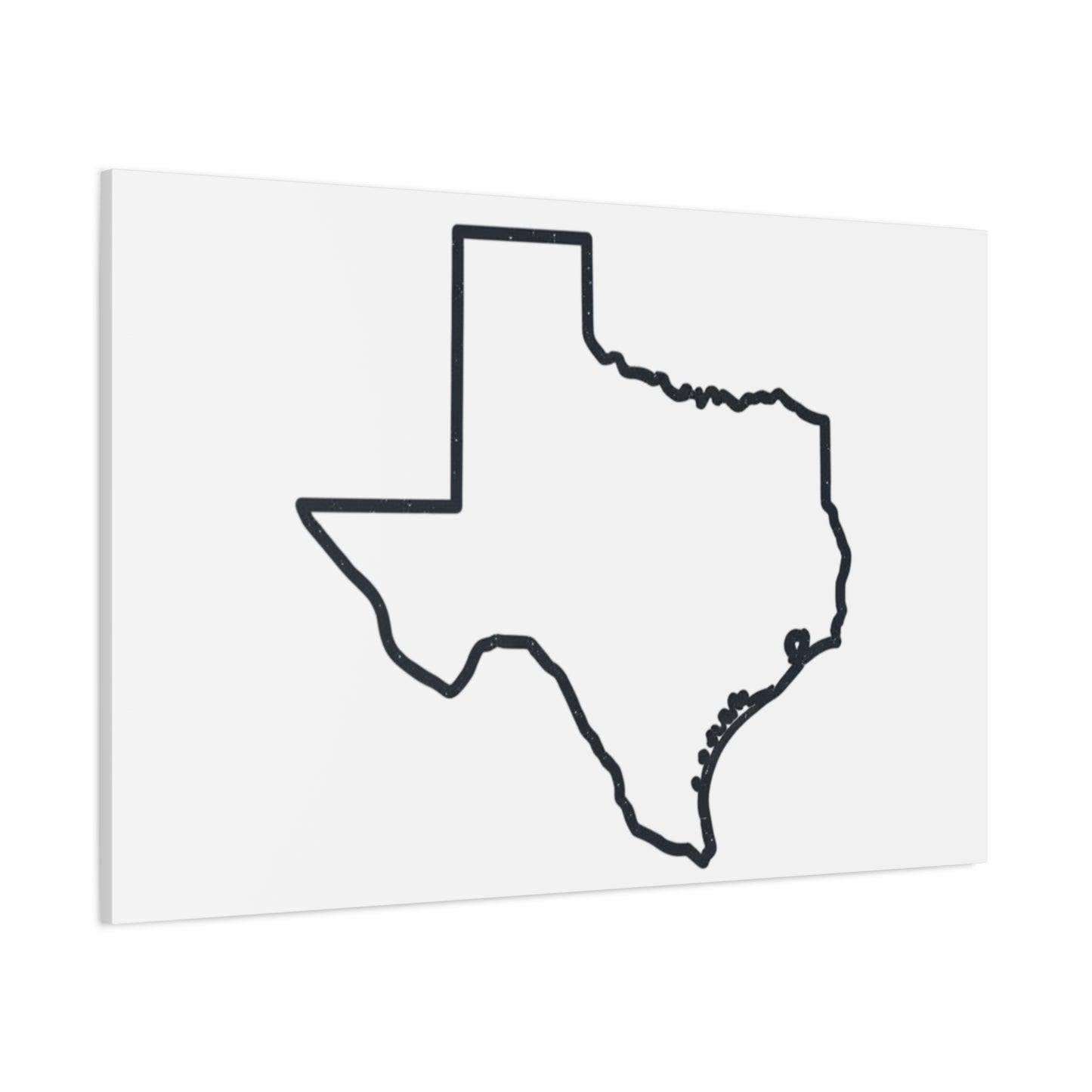 Texas Outline Canvas Wall Art