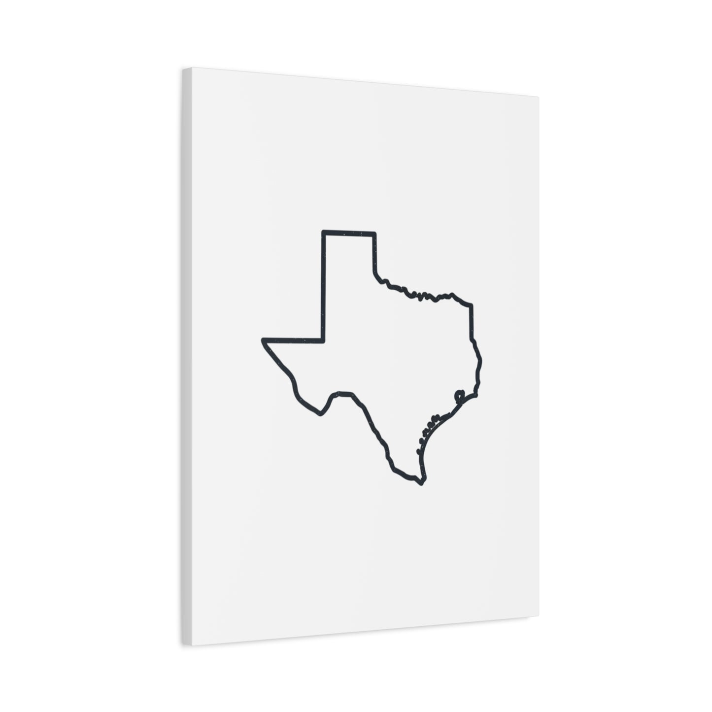 Texas Outline Canvas Wall Art