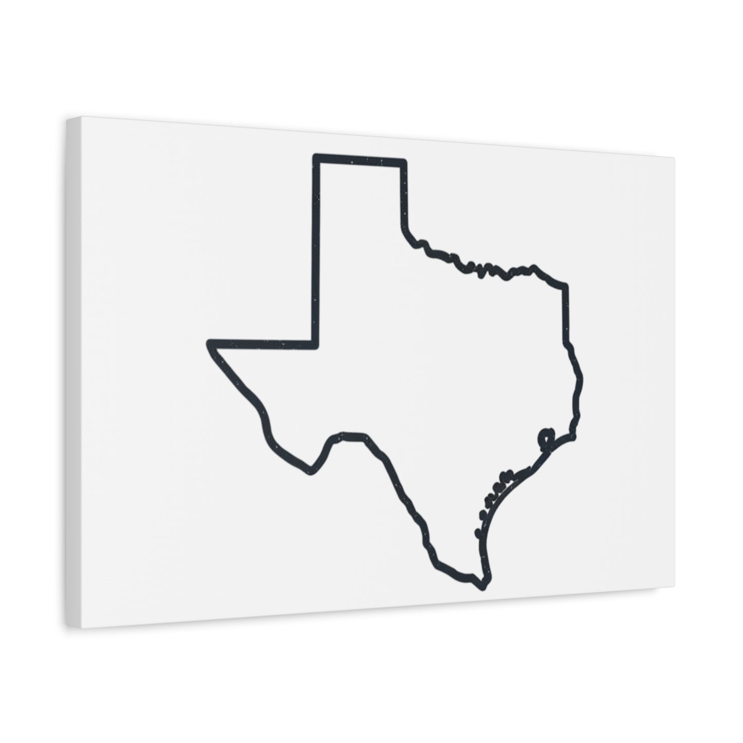 Texas Outline Canvas Wall Art