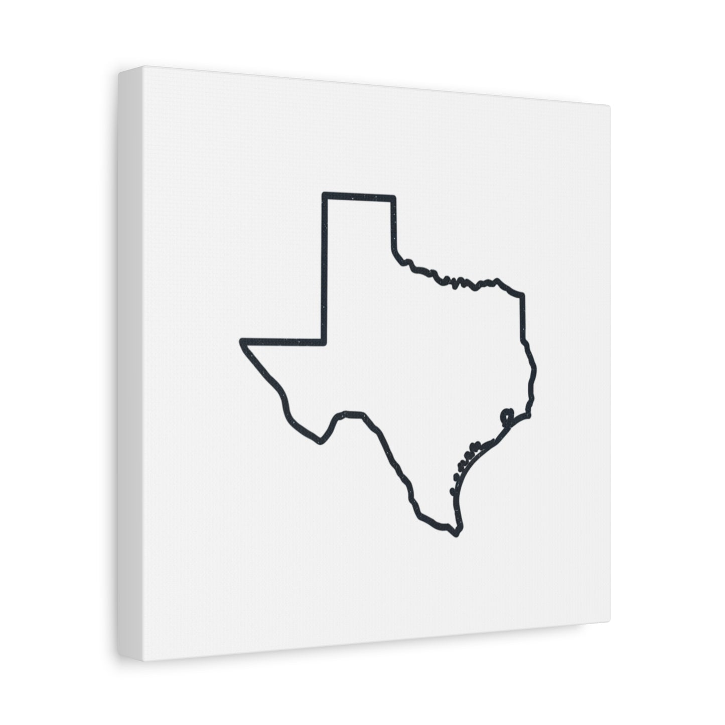Texas Outline Canvas Wall Art