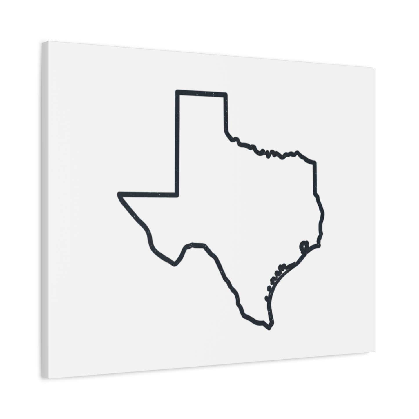 Texas Outline Canvas Wall Art