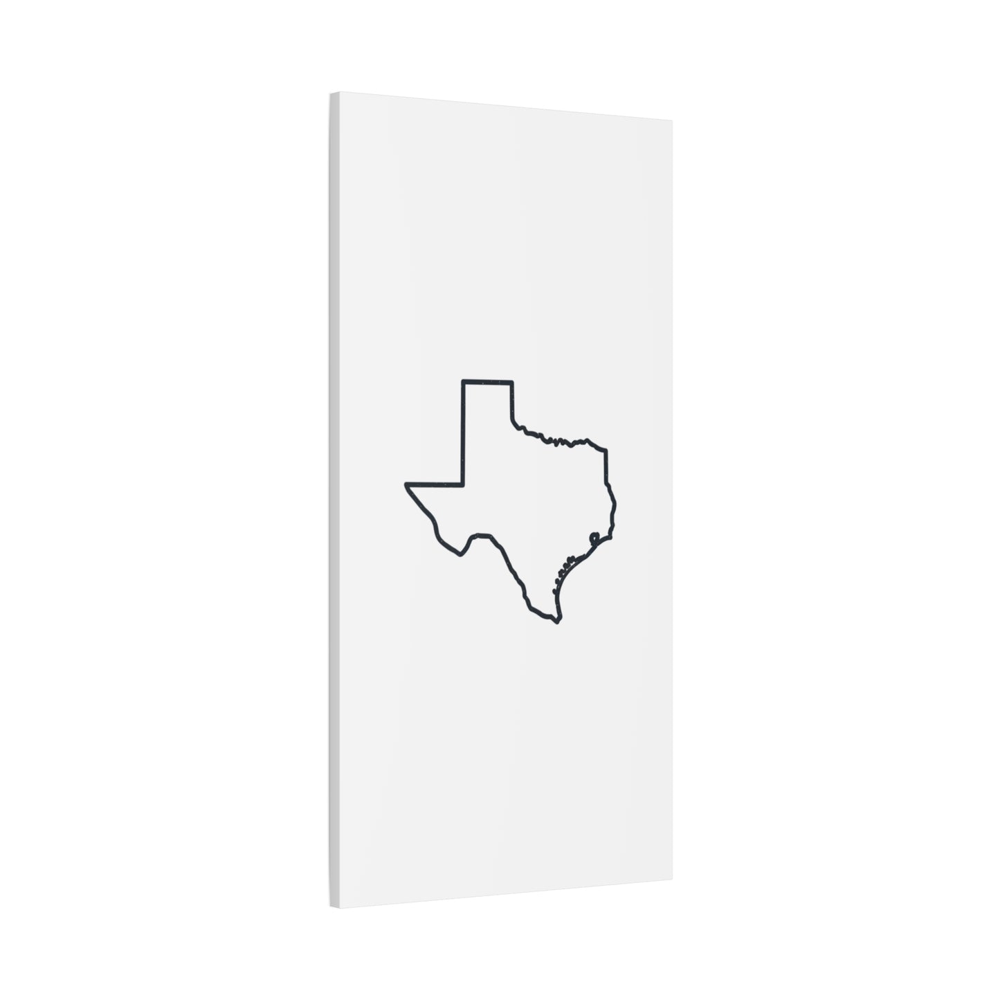 Texas Outline Canvas Wall Art