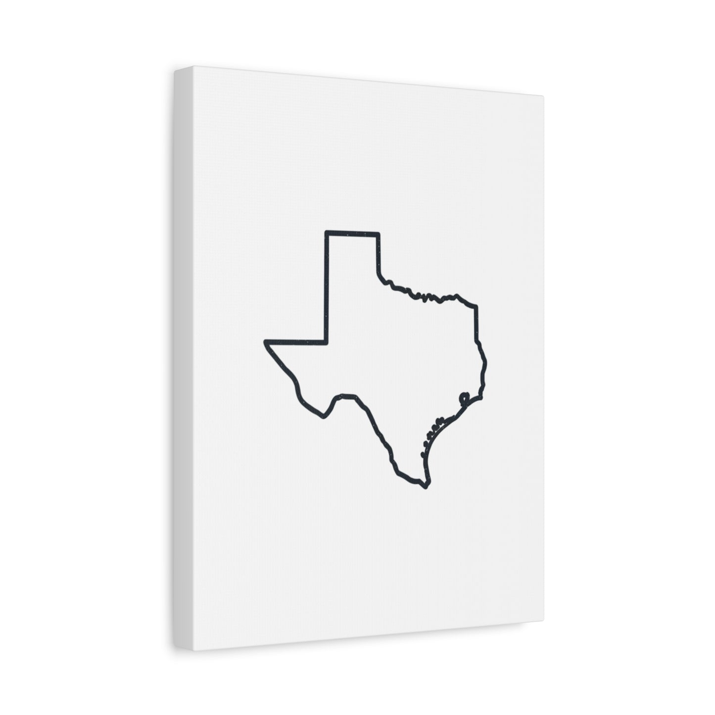 Texas Outline Canvas Wall Art