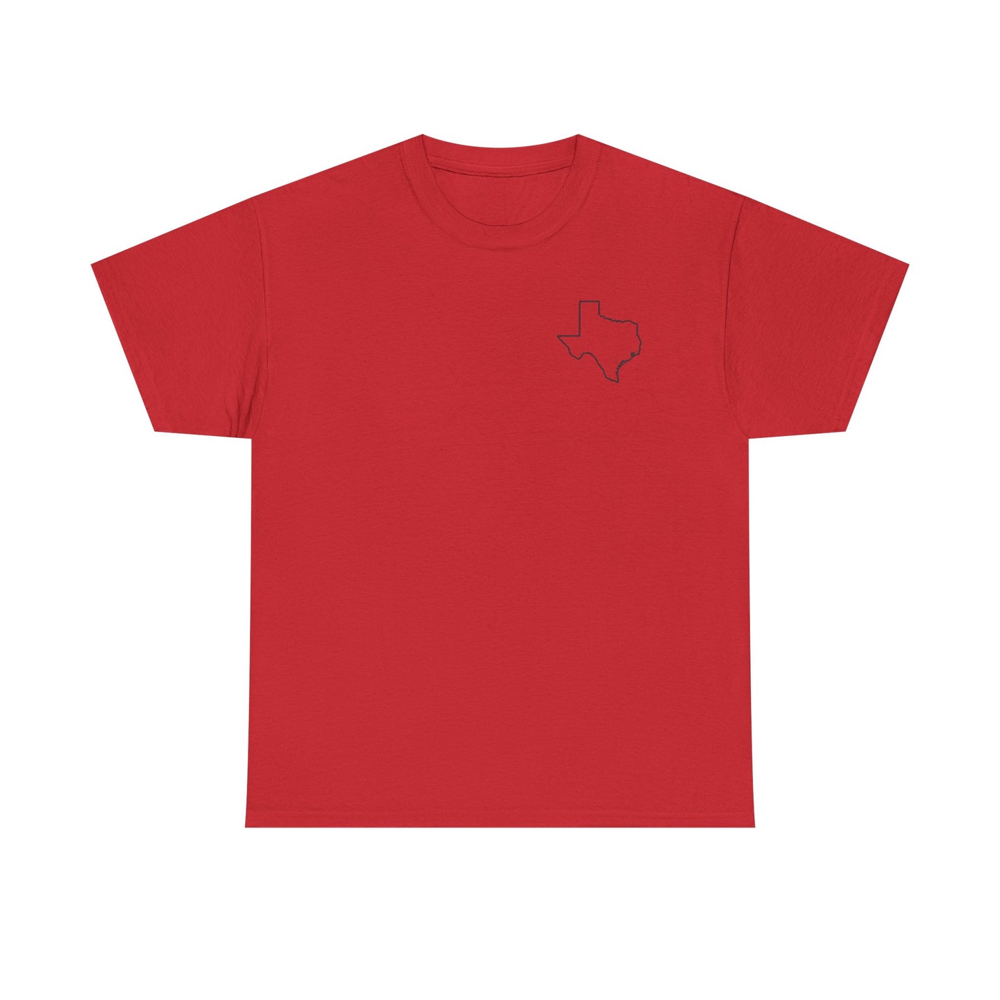 Texas Outline Tee — Minimal State Map T-Shirt