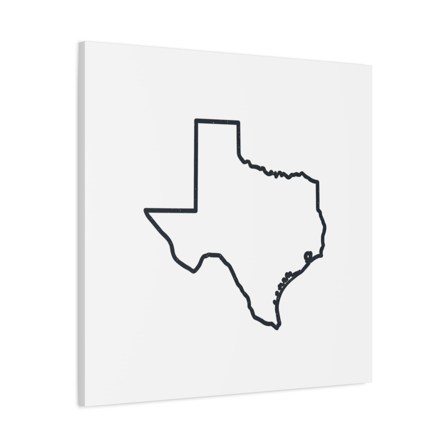 Texas Outline Canvas Wall Art