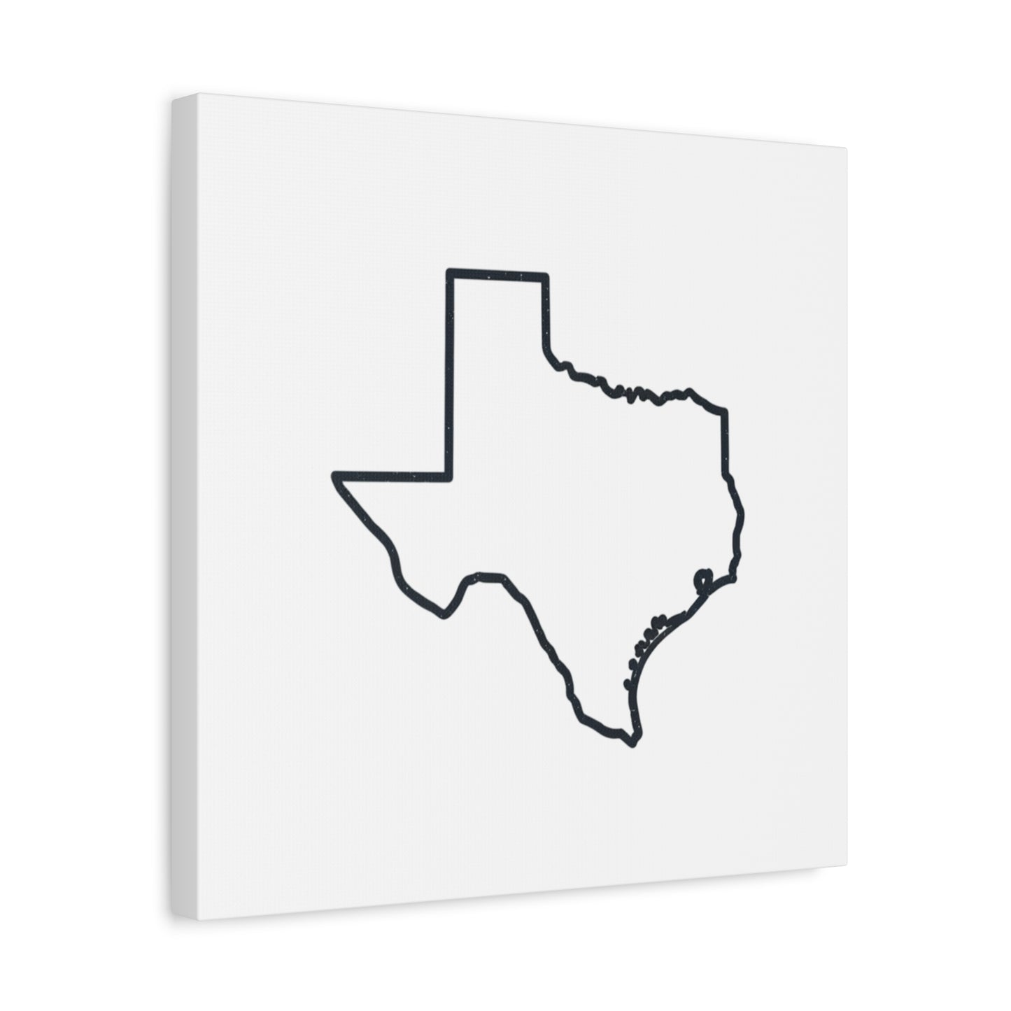 Texas Outline Canvas Wall Art