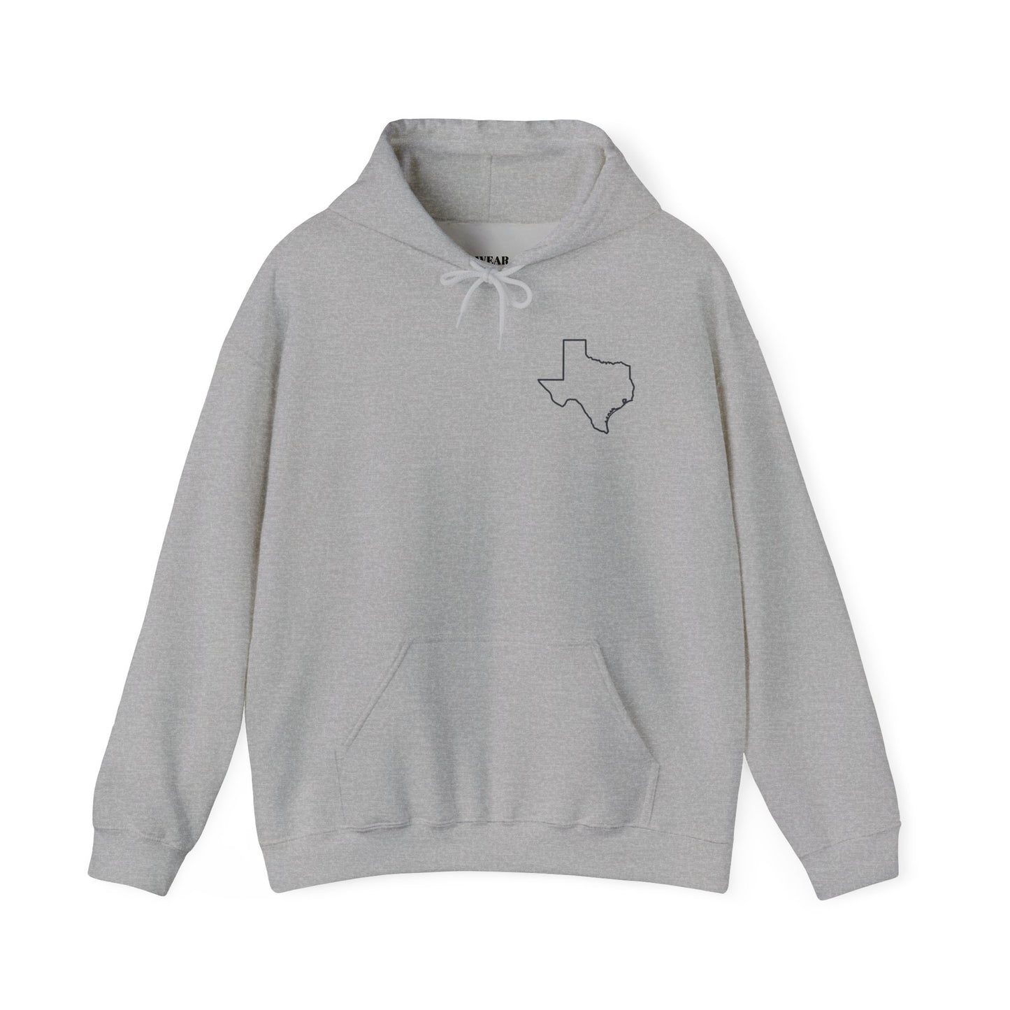 Unisex Heavy Blend™ Hooded Sweatshirt "American Until Texas Secedes"