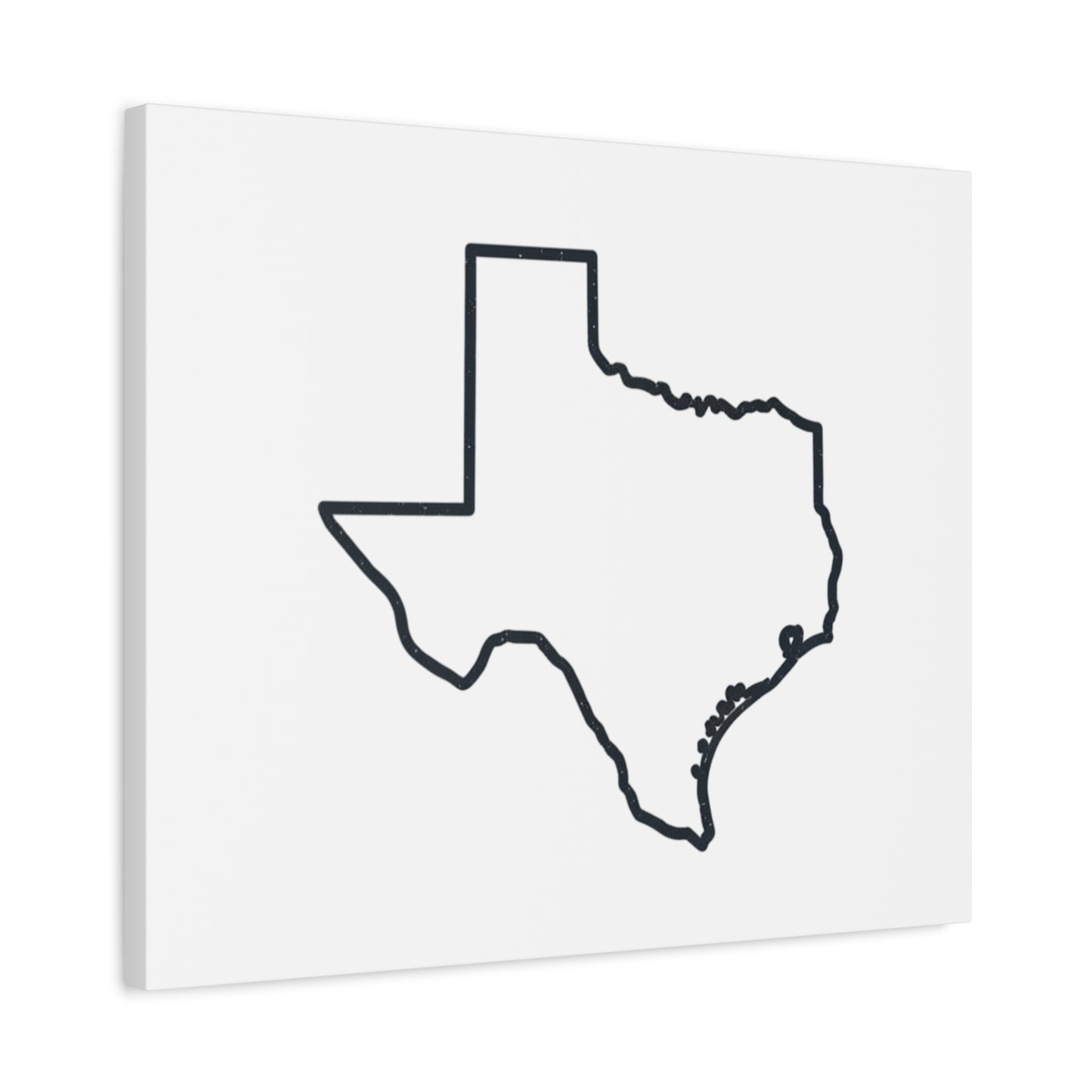 Texas Outline Canvas Wall Art