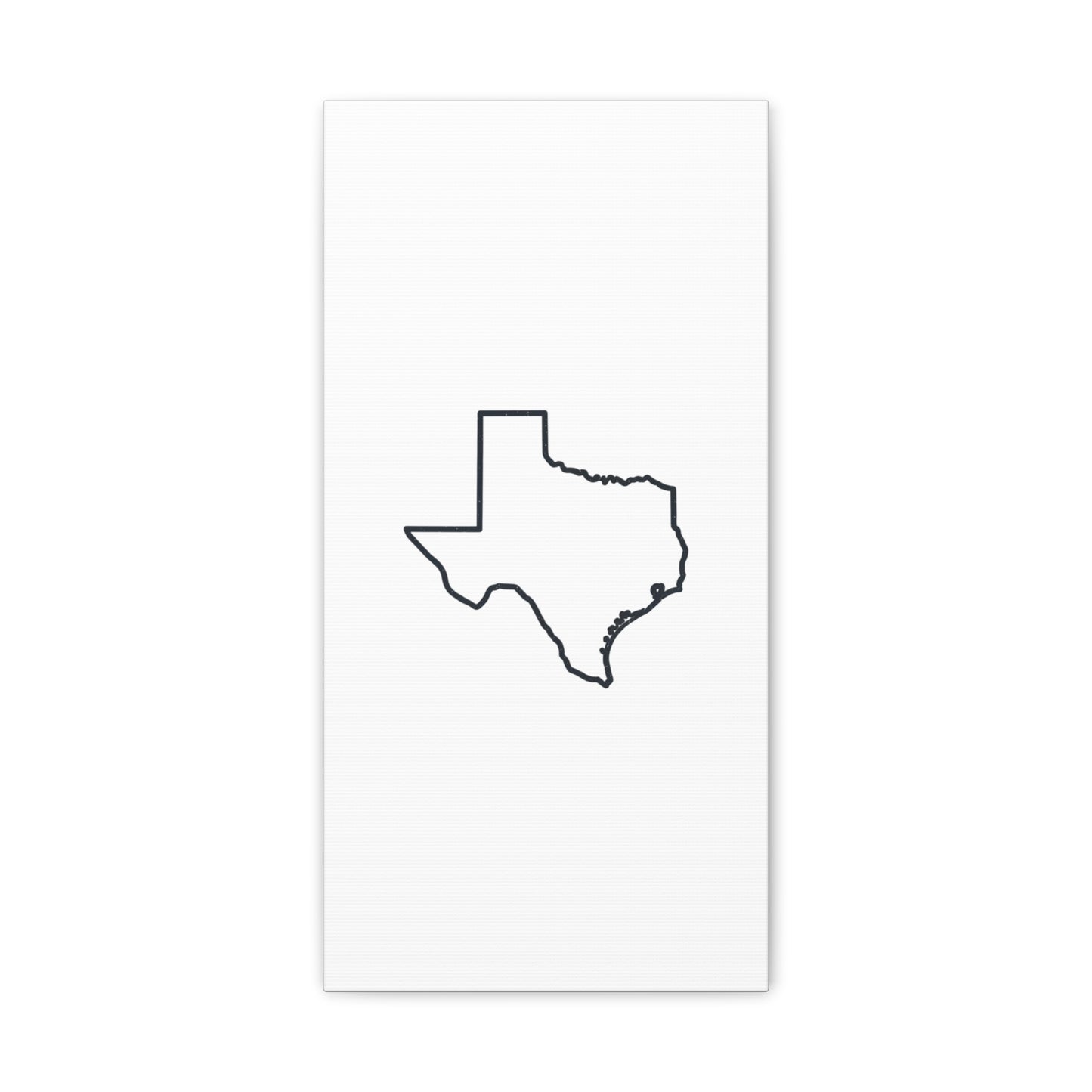 Texas Outline Canvas Wall Art