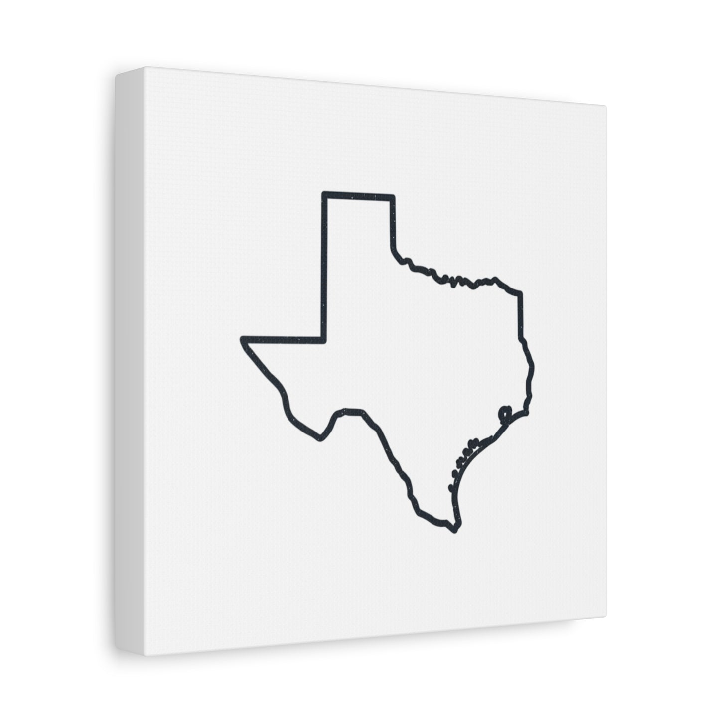 Texas Outline Canvas Wall Art