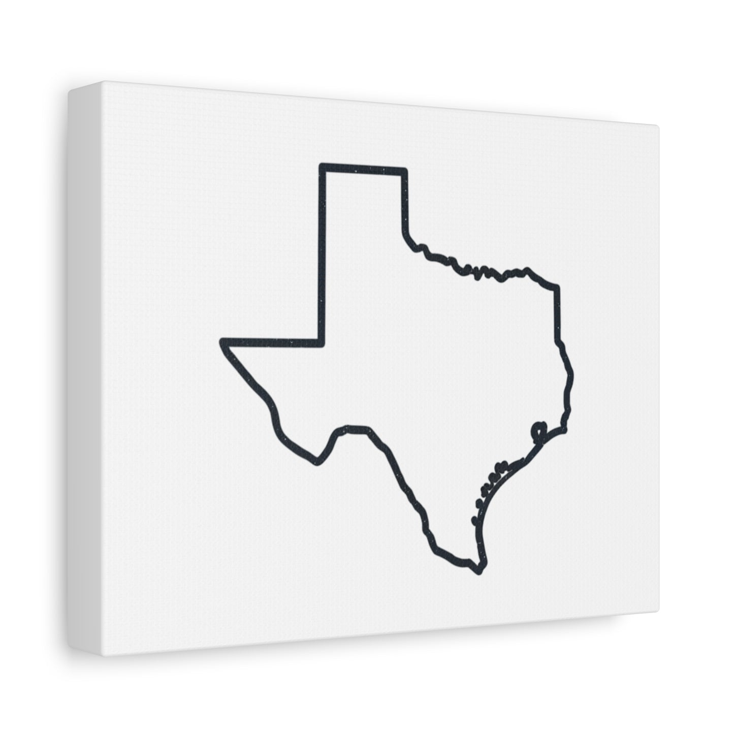 Texas Outline Canvas Wall Art