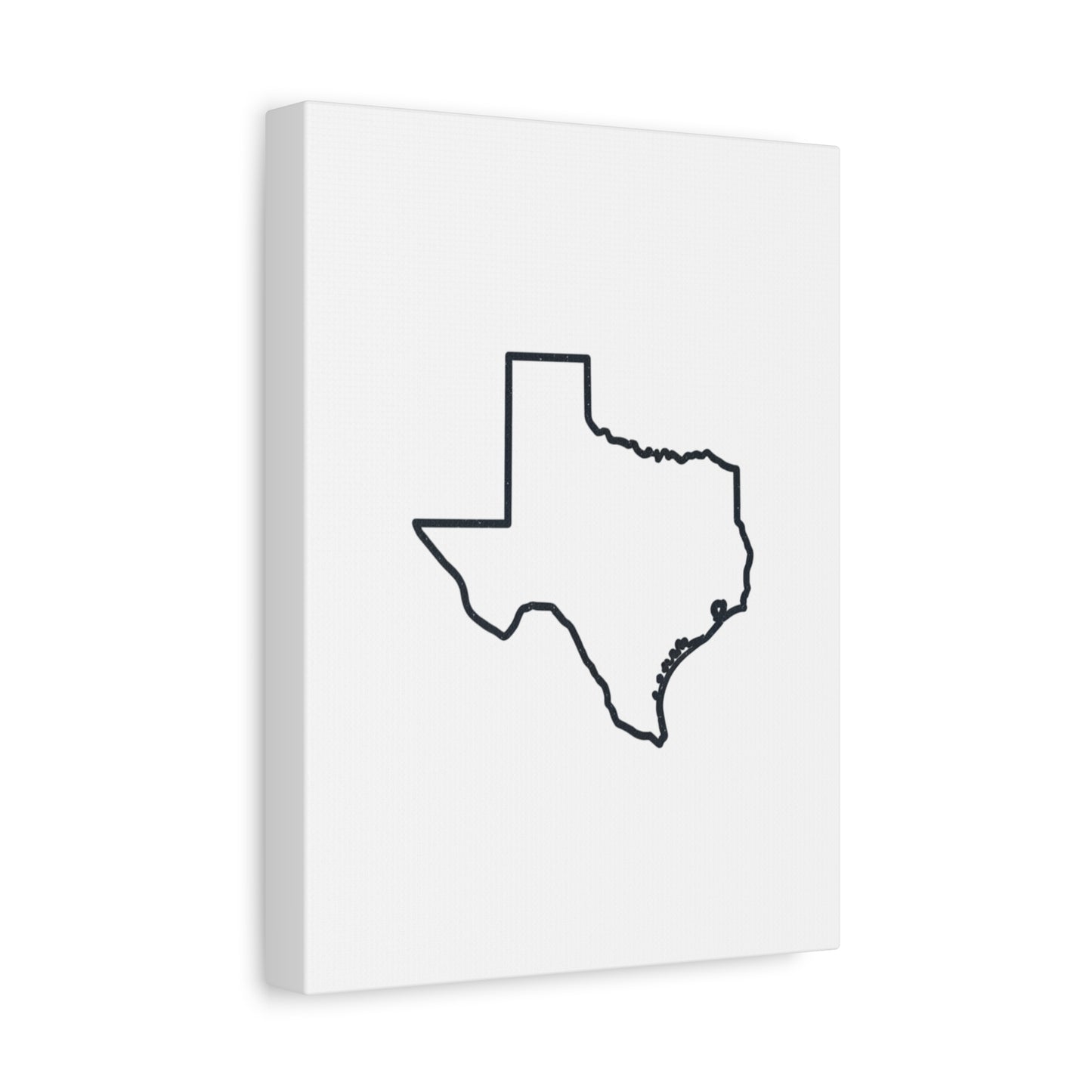 Texas Outline Canvas Wall Art