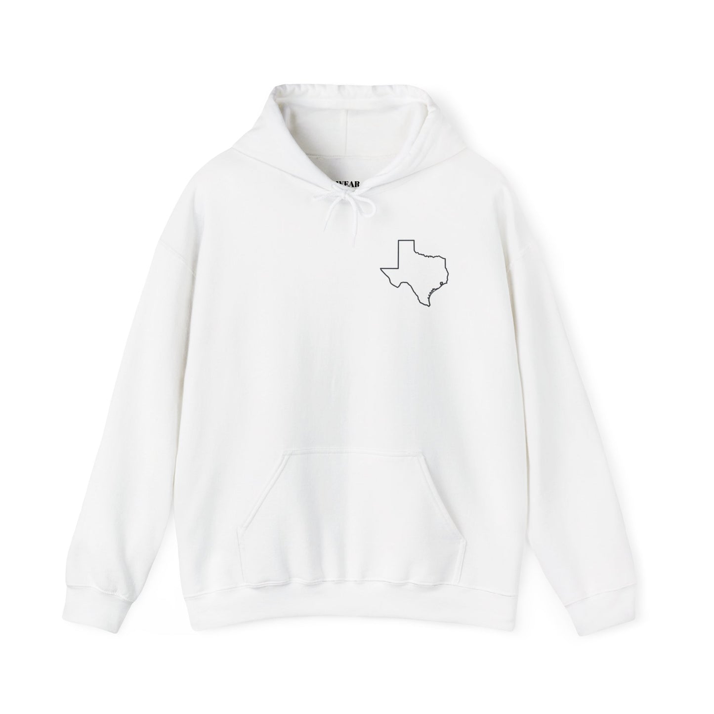 Unisex Heavy Blend™ Hooded Sweatshirt "American Until Texas Secedes"