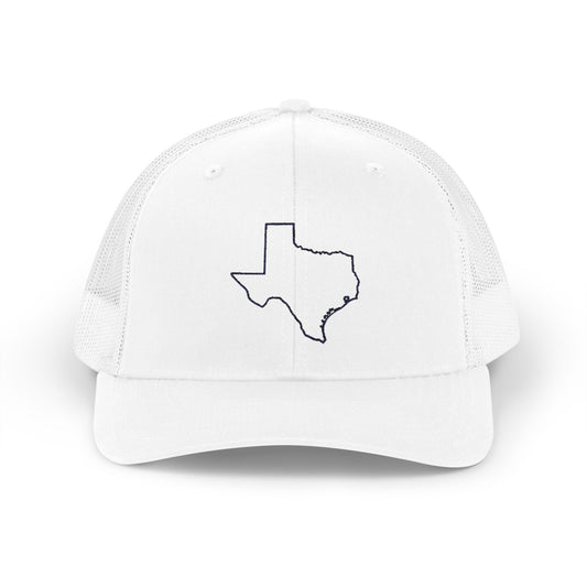 Texas Outline Trucker Cap - Snapback Hat