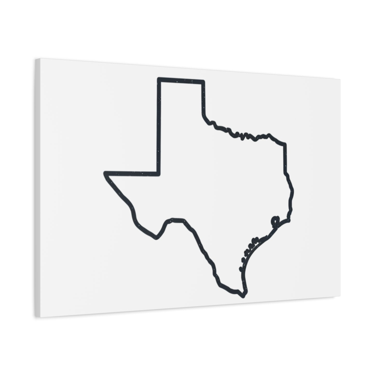 Texas Outline Canvas Wall Art