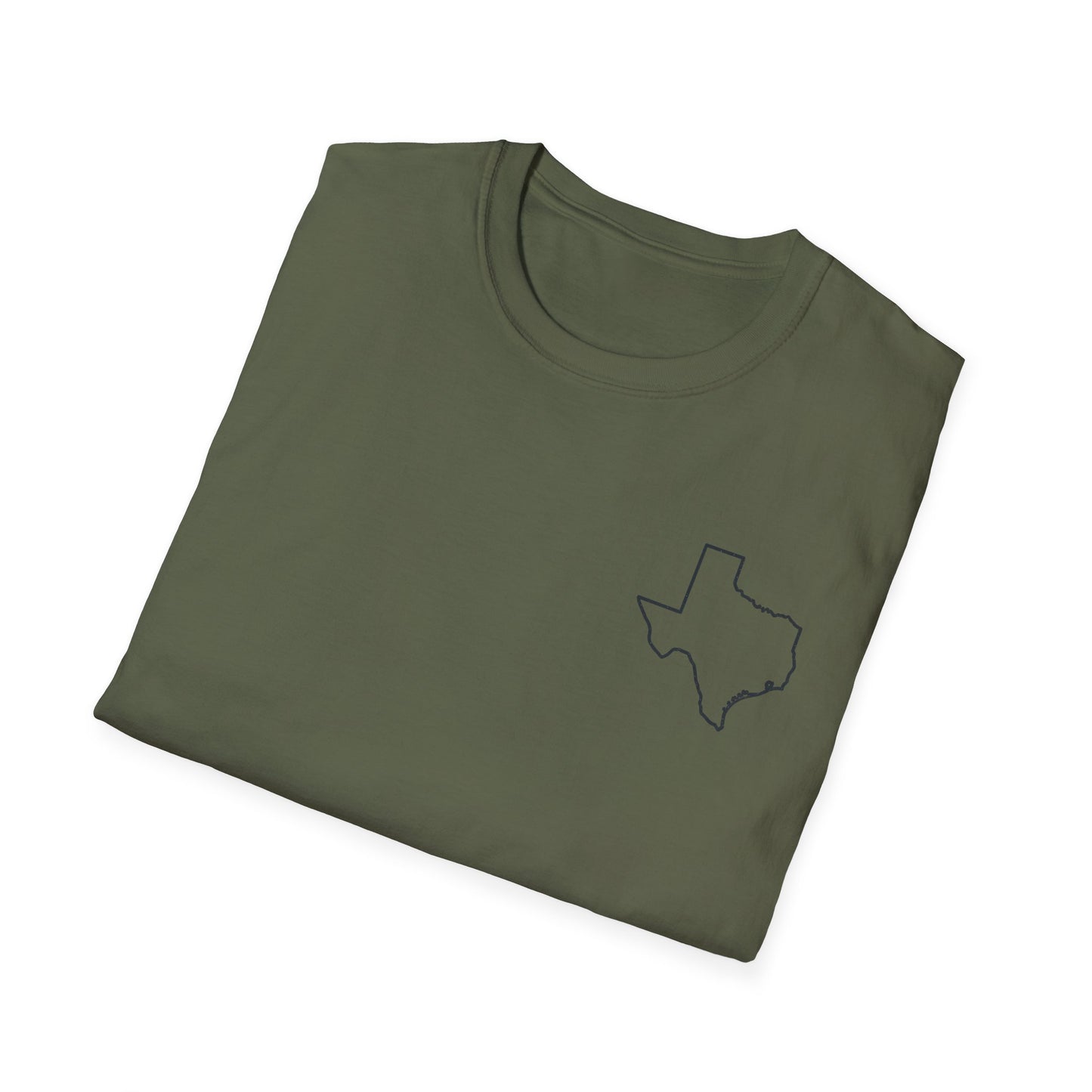 Texas Outline T-Shirt —  Logo Only