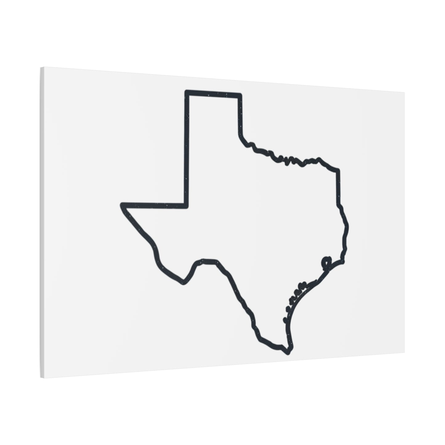 Texas Outline Canvas Wall Art