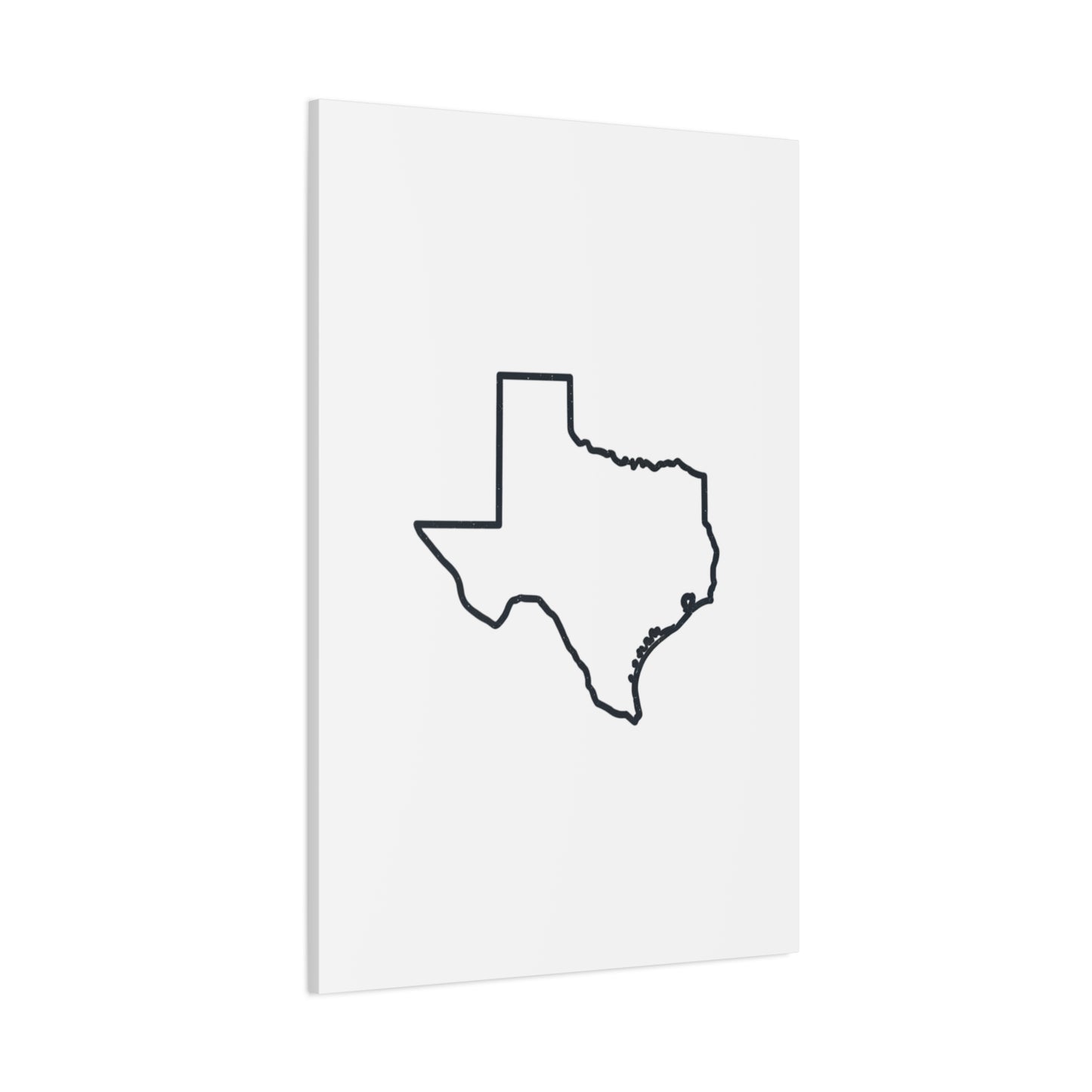 Texas Outline Canvas Wall Art