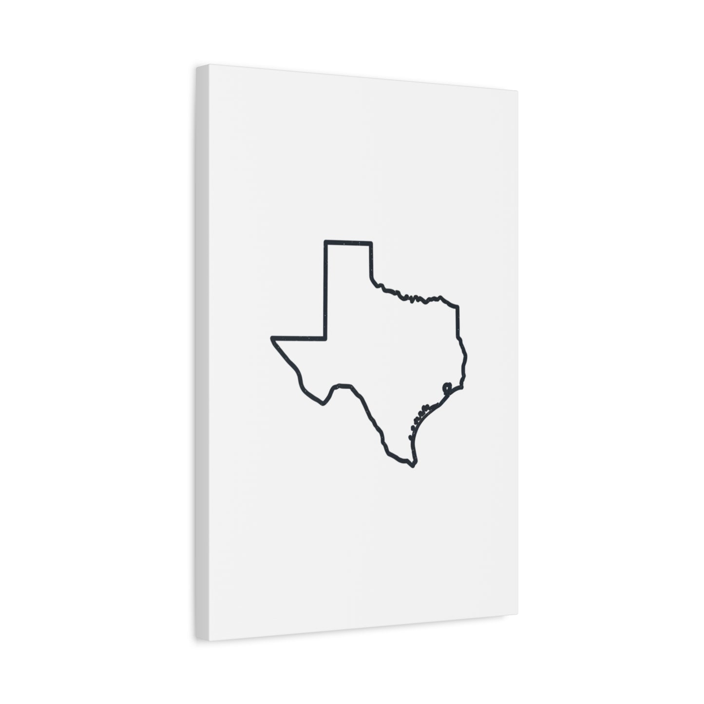 Texas Outline Canvas Wall Art
