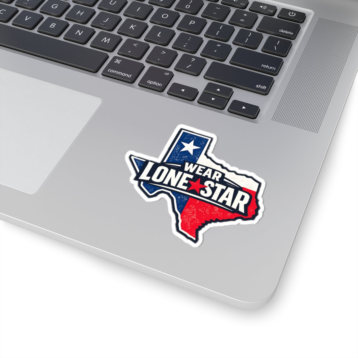 Wear Lone Star Texas Flag Sticker — Kiss-Cut Vinyl Decal for Laptops, Water Bottles & Cars