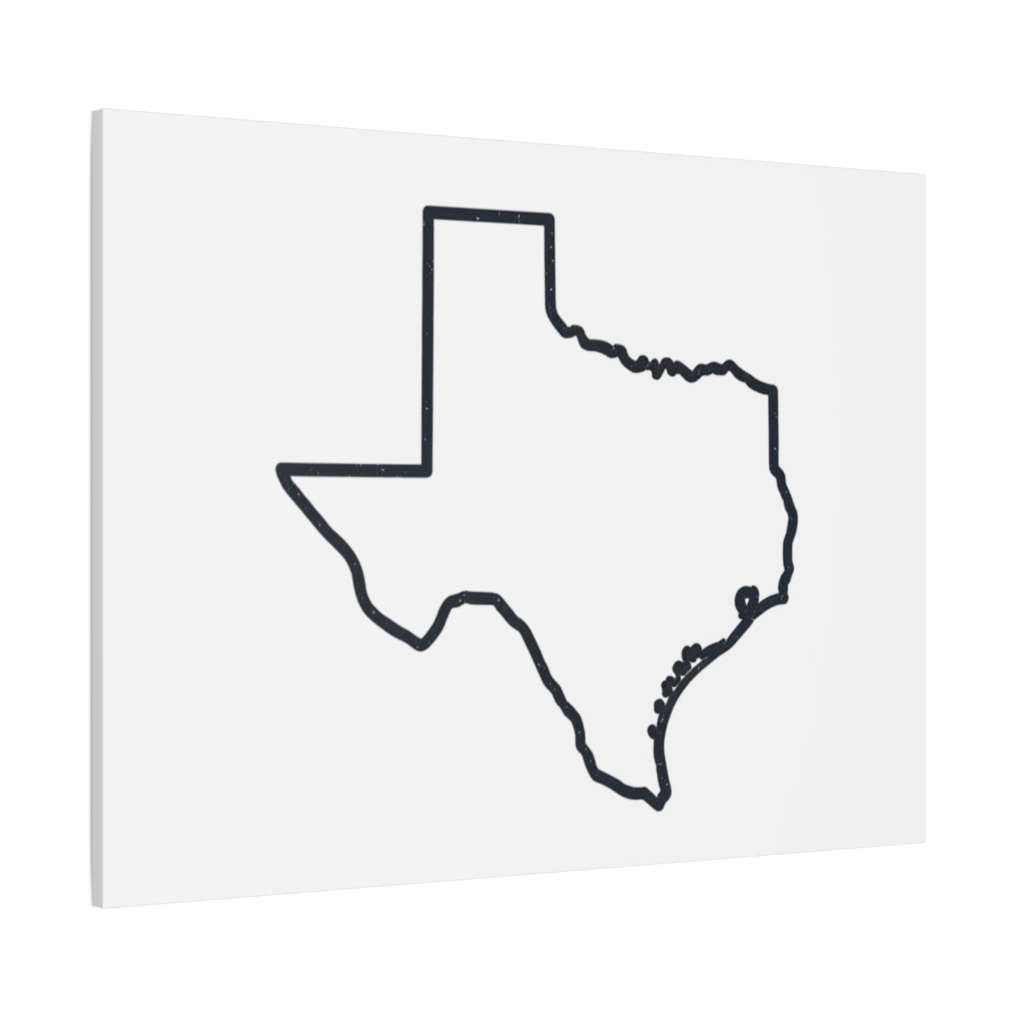 Texas Outline Canvas Wall Art