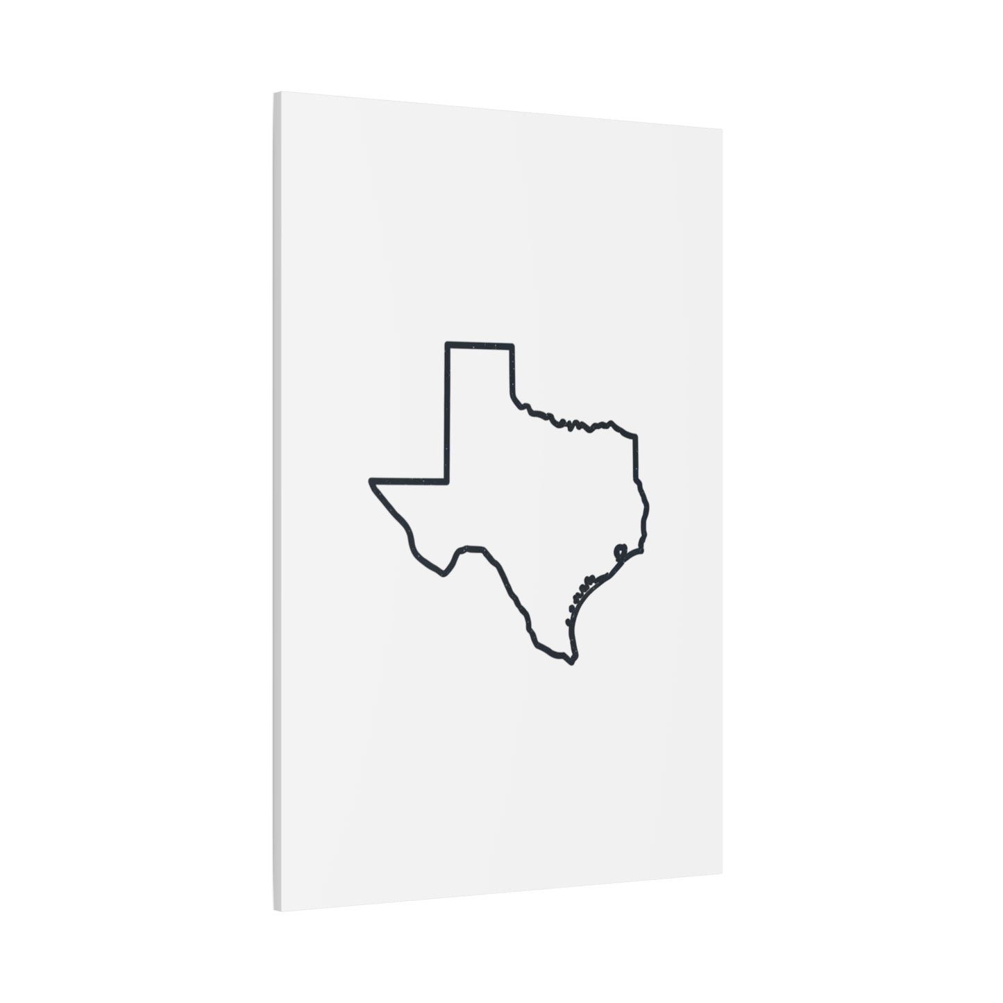 Texas Outline Canvas Wall Art