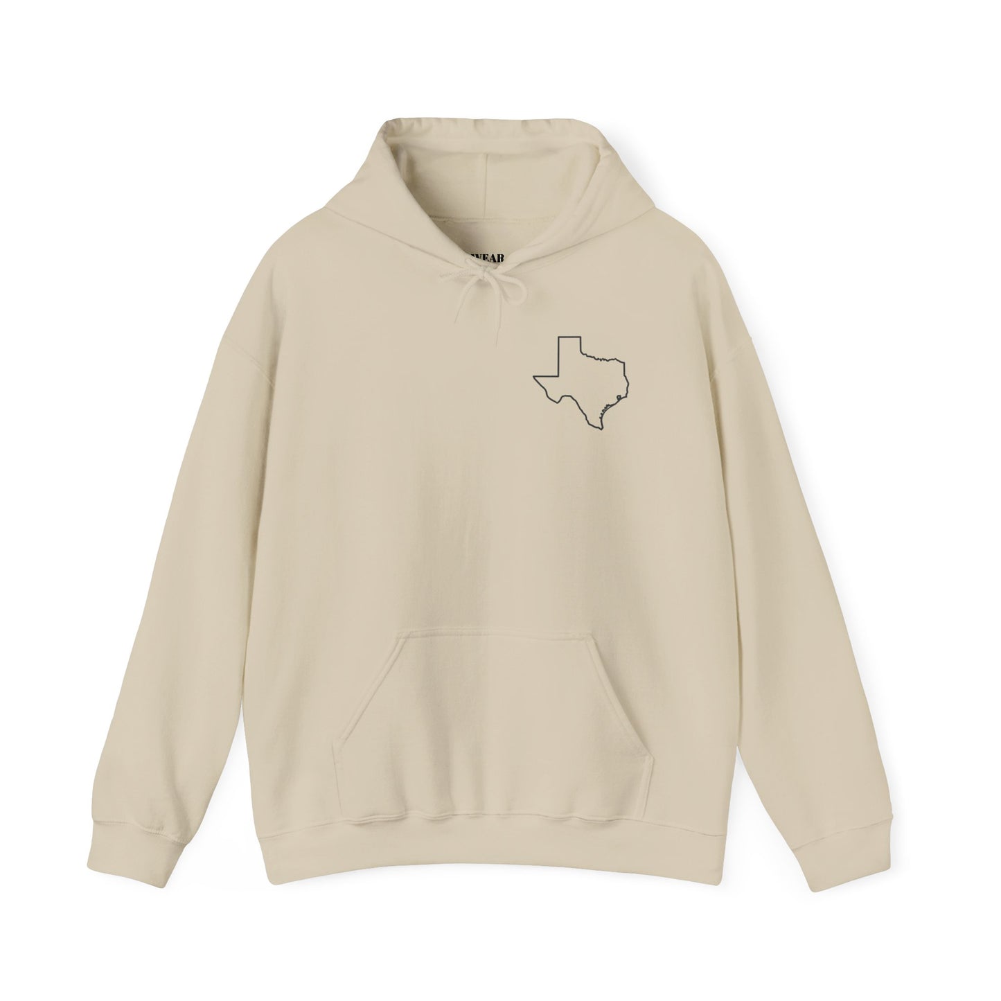Unisex Heavy Blend™ Hooded Sweatshirt "American Until Texas Secedes"