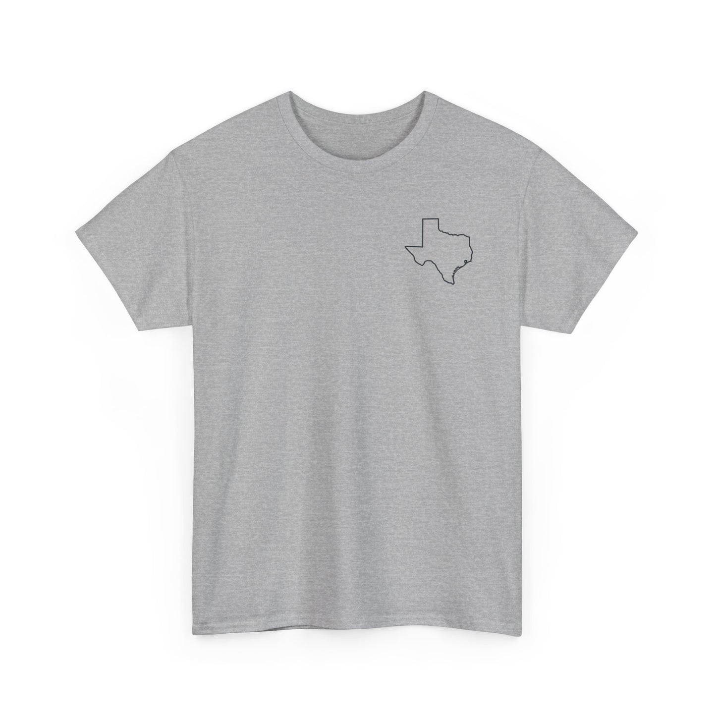 Texas Outline Tee — Minimal State Map T-Shirt