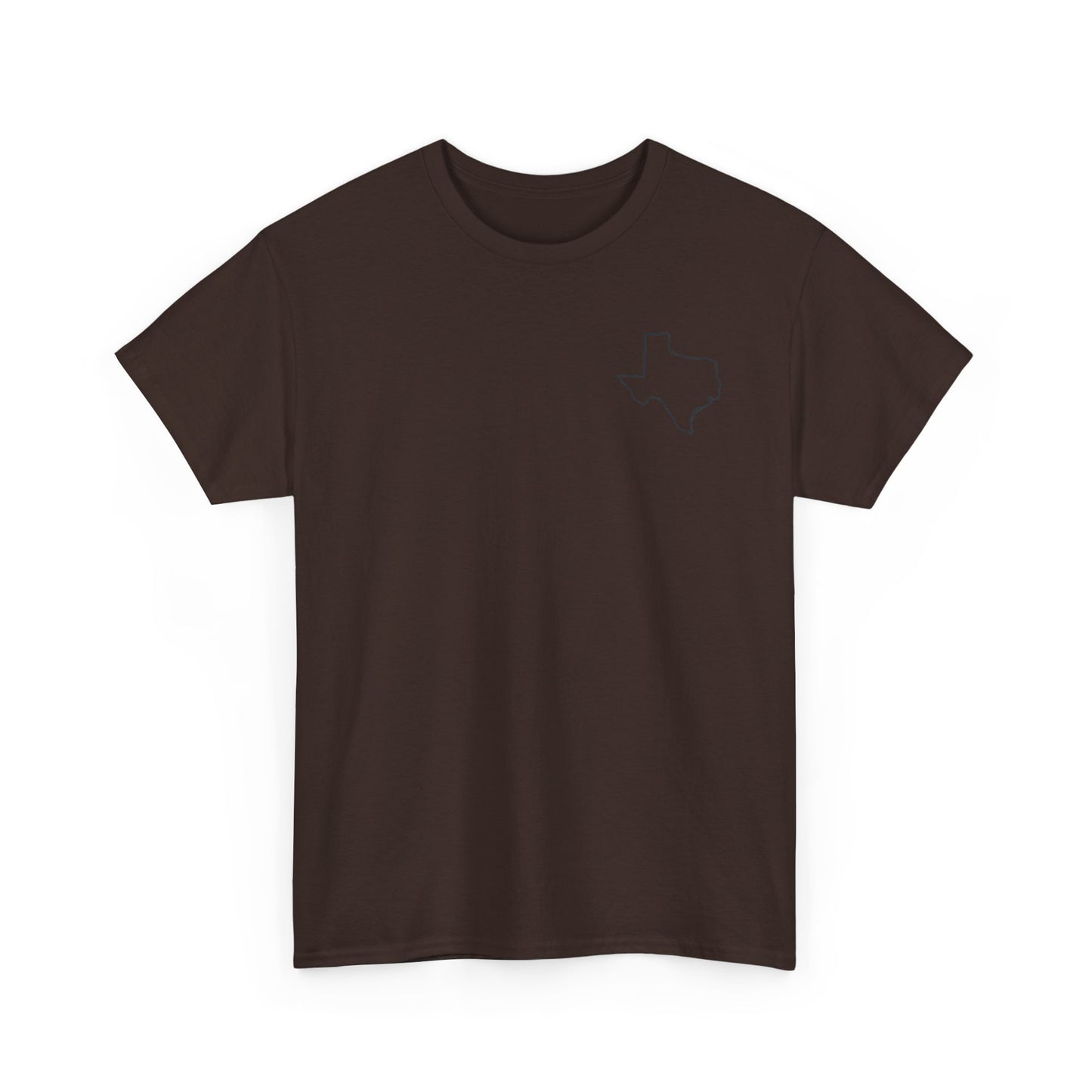 Texas Outline Tee — Minimal State Map T-Shirt