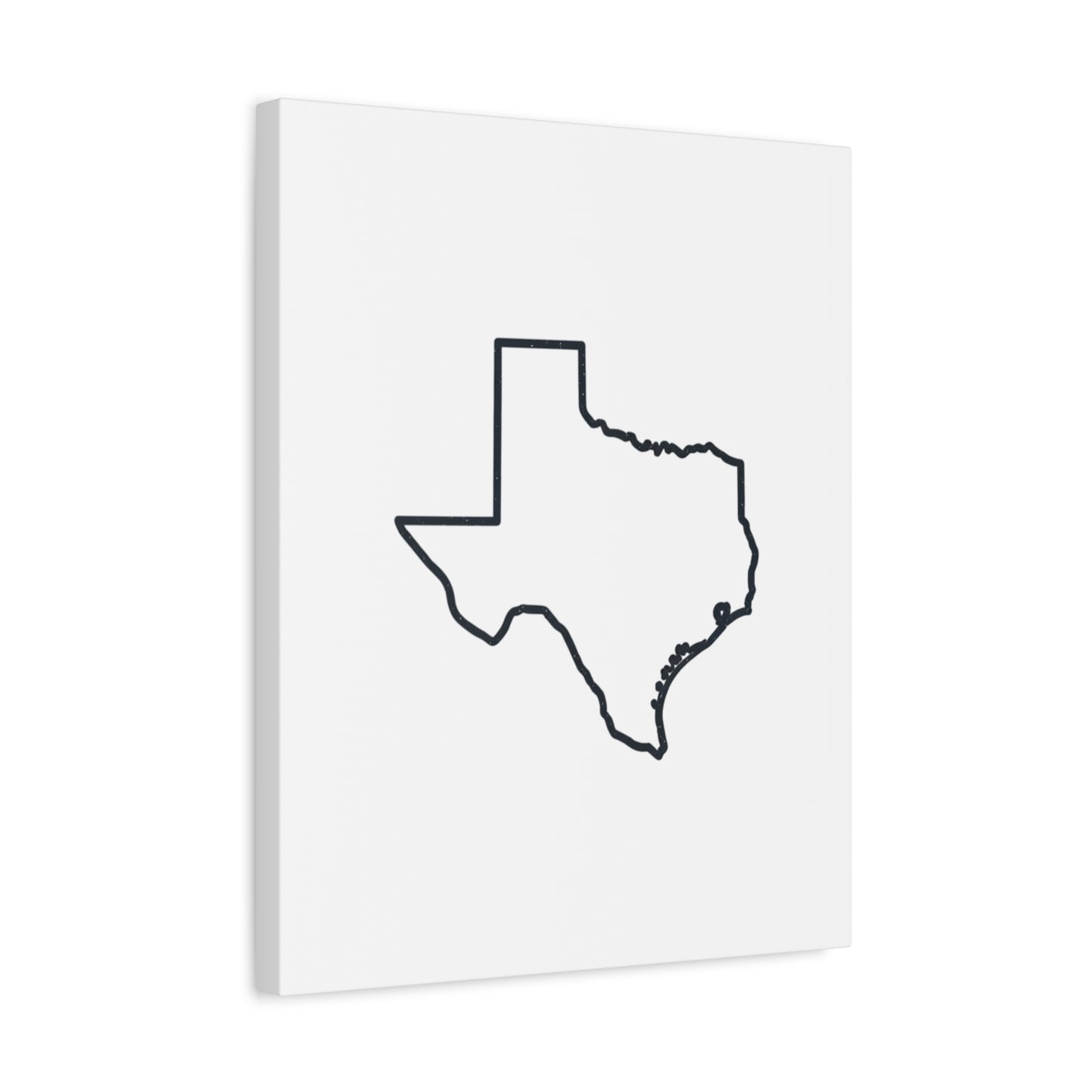 Texas Outline Canvas Wall Art