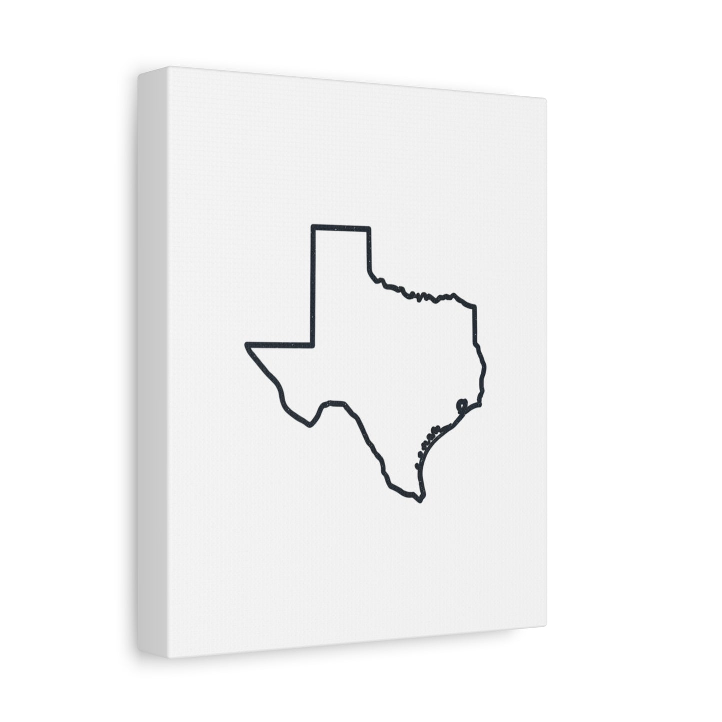 Texas Outline Canvas Wall Art