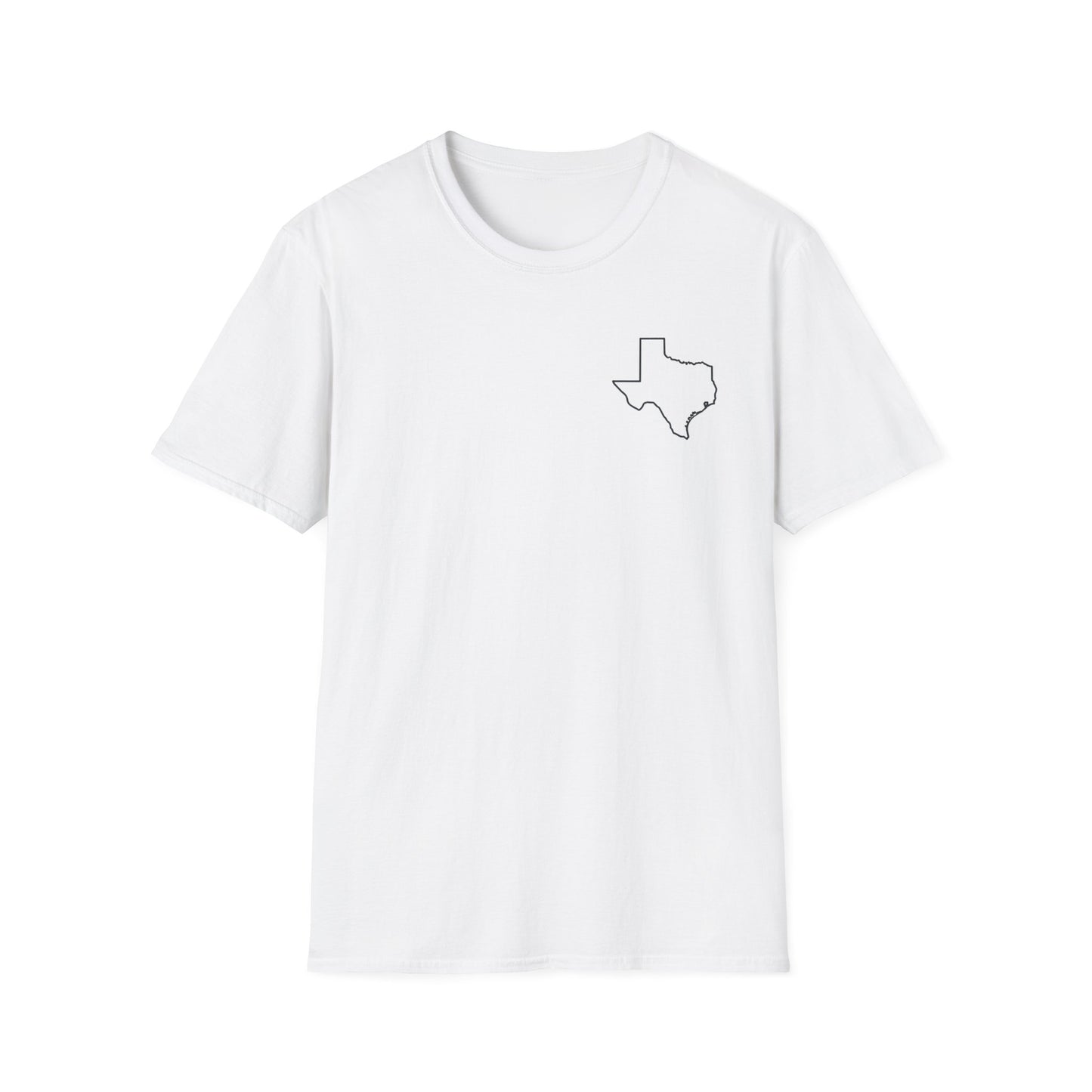 Texas Outline T-Shirt —  Logo Only