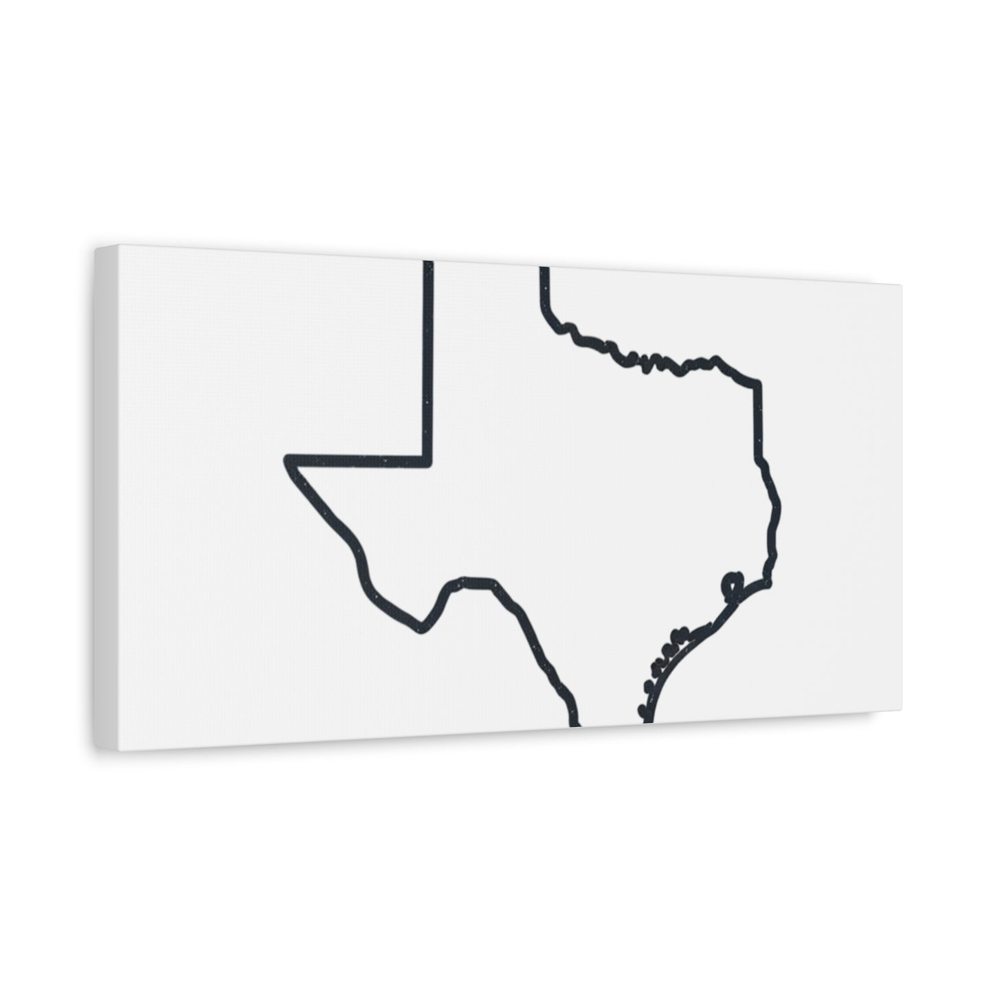 Texas Outline Canvas Wall Art