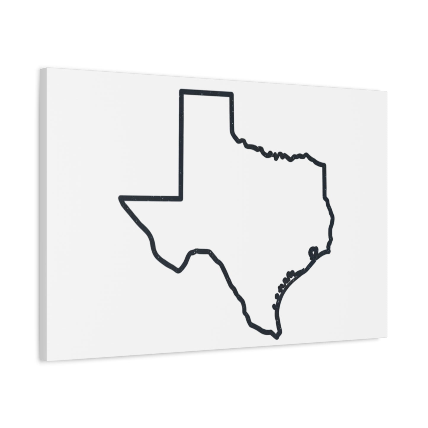 Texas Outline Canvas Wall Art