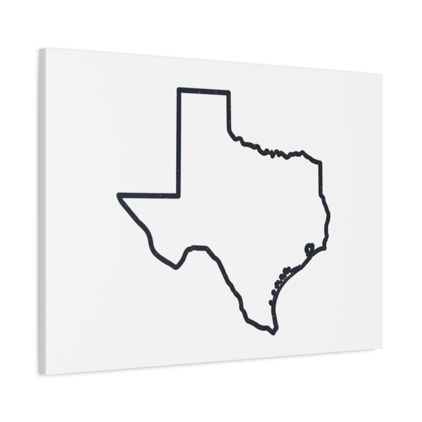 Texas Outline Canvas Wall Art