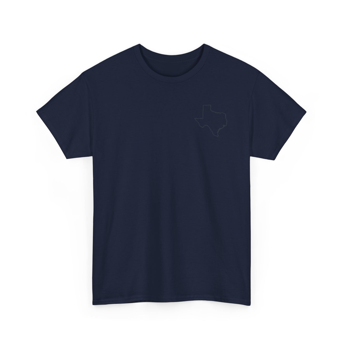 Texas Outline Tee — Minimal State Map T-Shirt