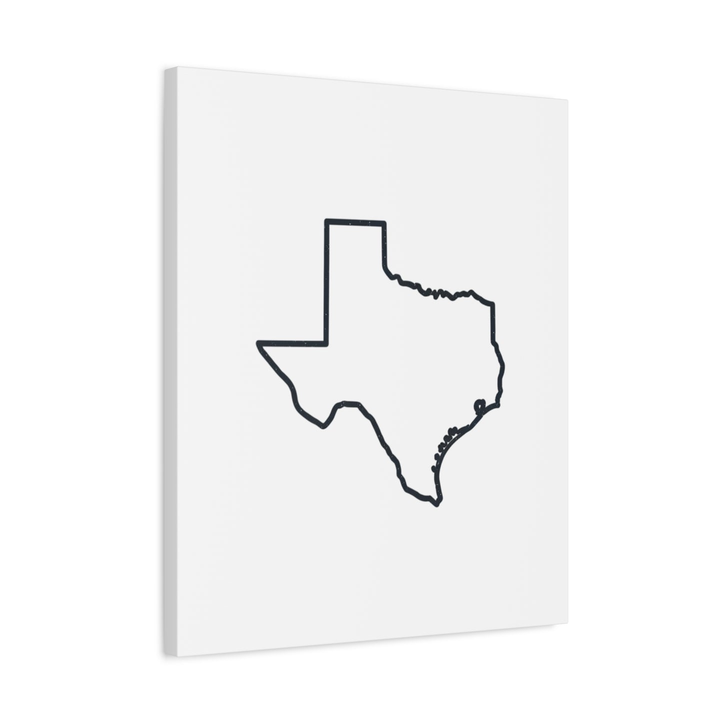 Texas Outline Canvas Wall Art