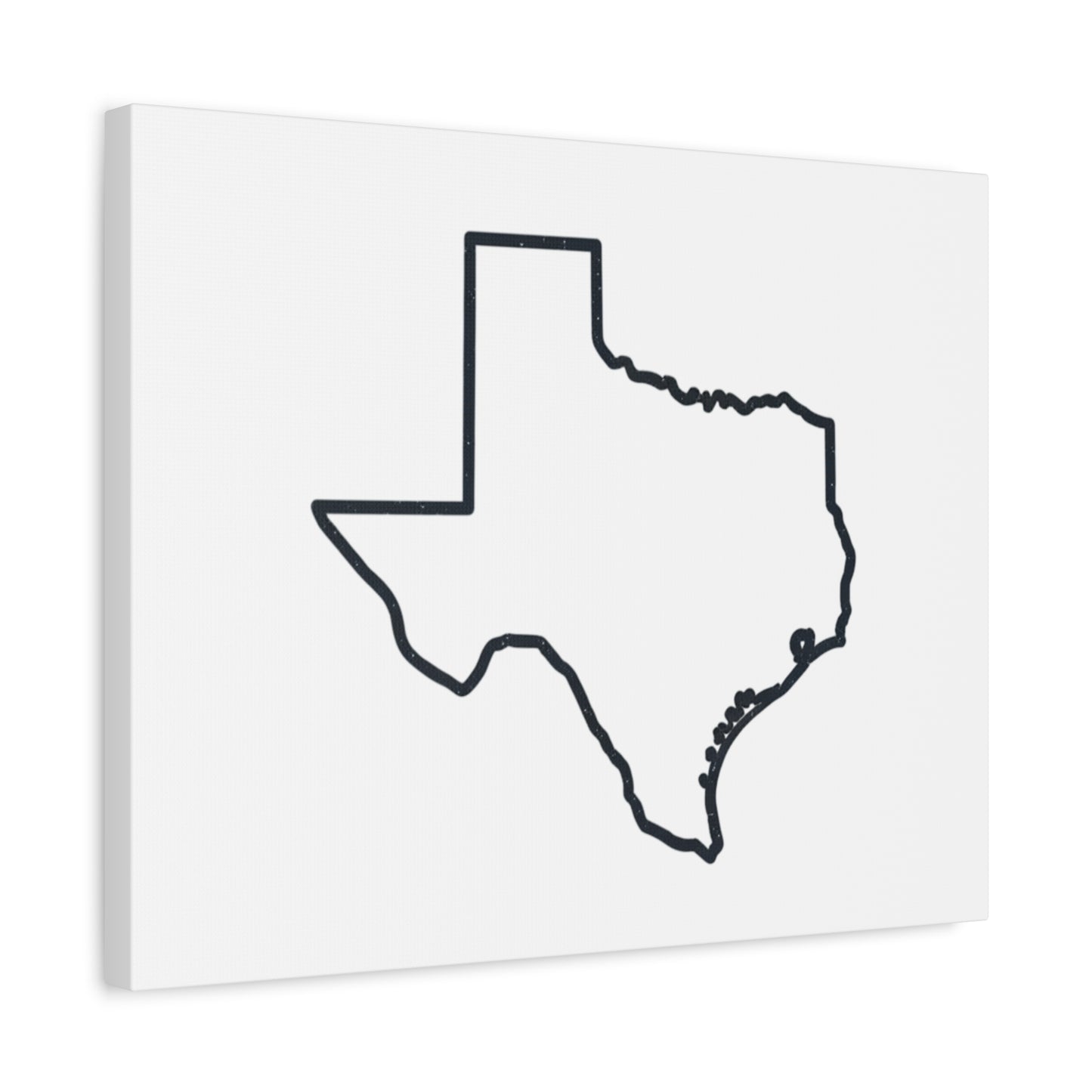 Texas Outline Canvas Wall Art