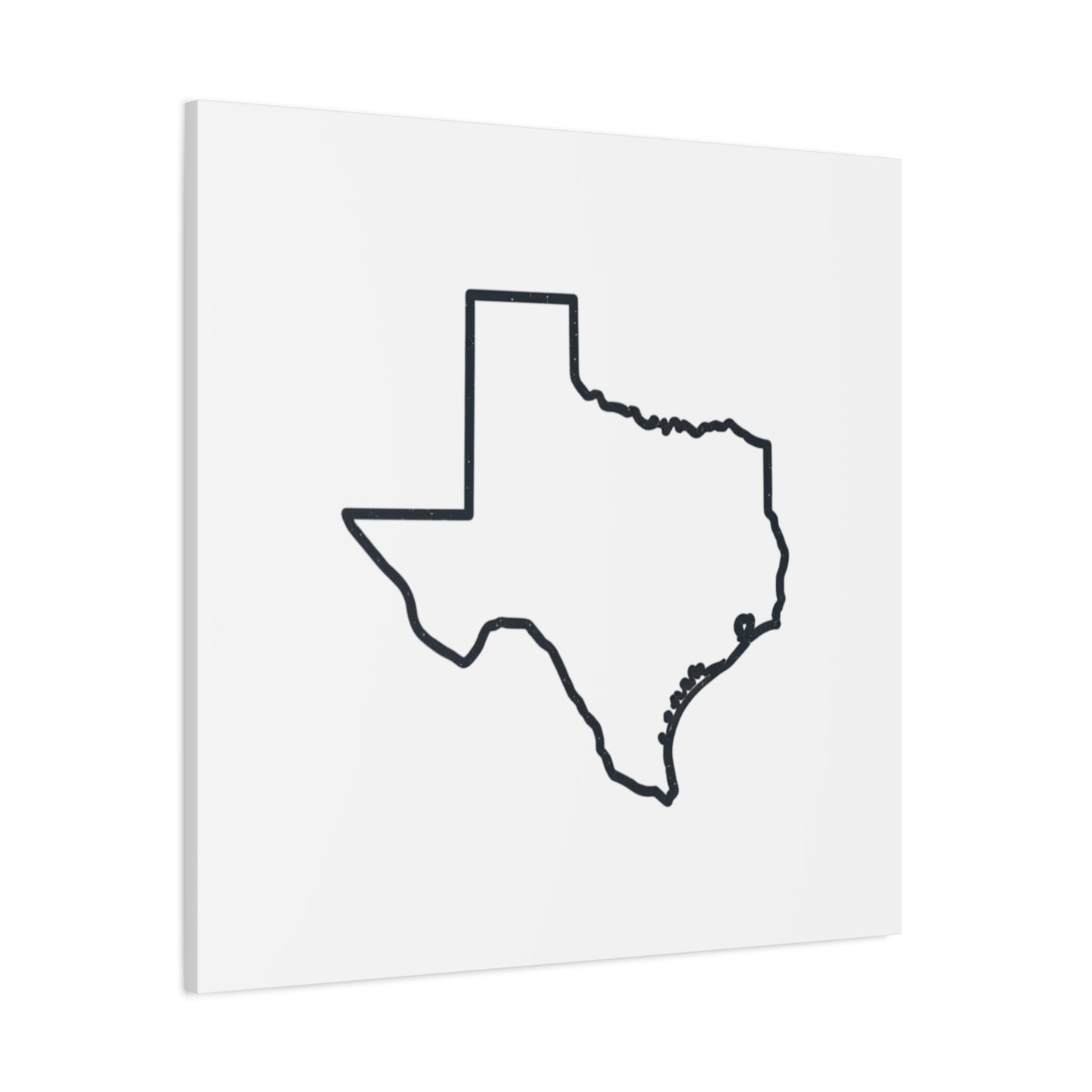 Texas Outline Canvas Wall Art