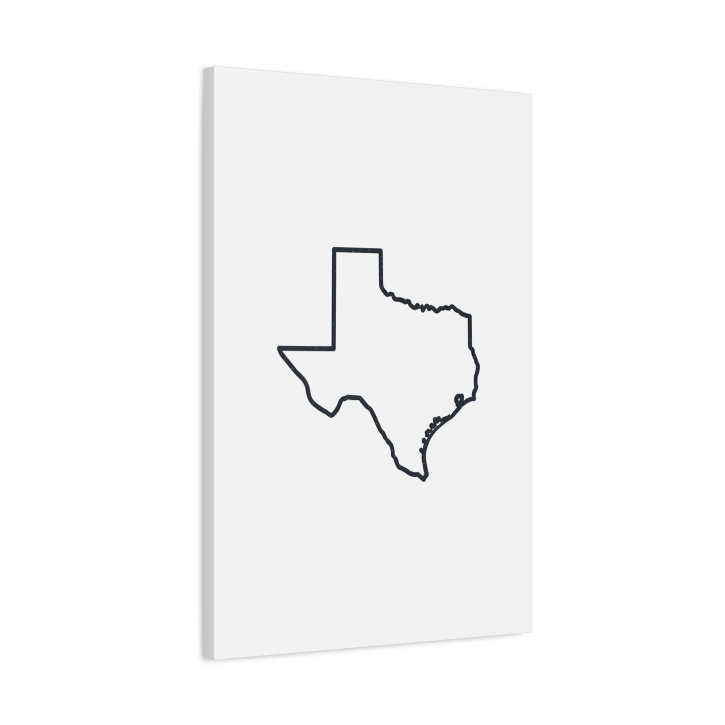 Texas Outline Canvas Wall Art