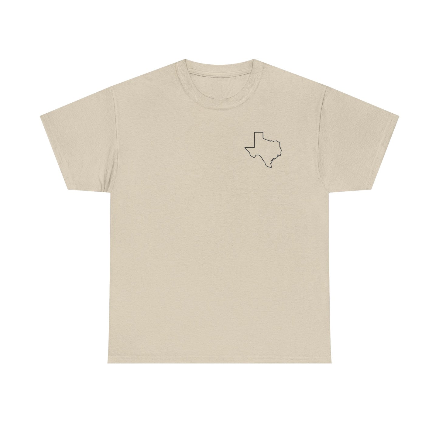 Texas Outline Tee — Minimal State Map T-Shirt