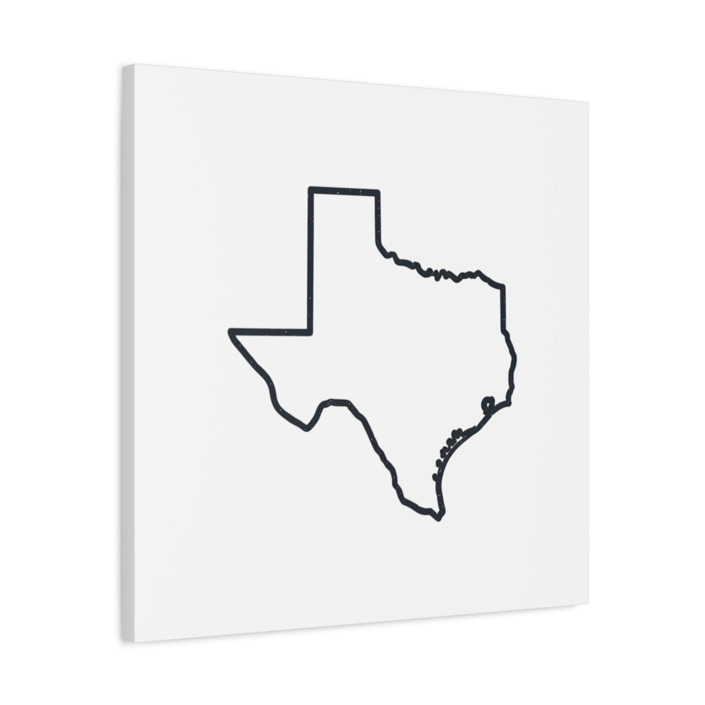 Texas Outline Canvas Wall Art
