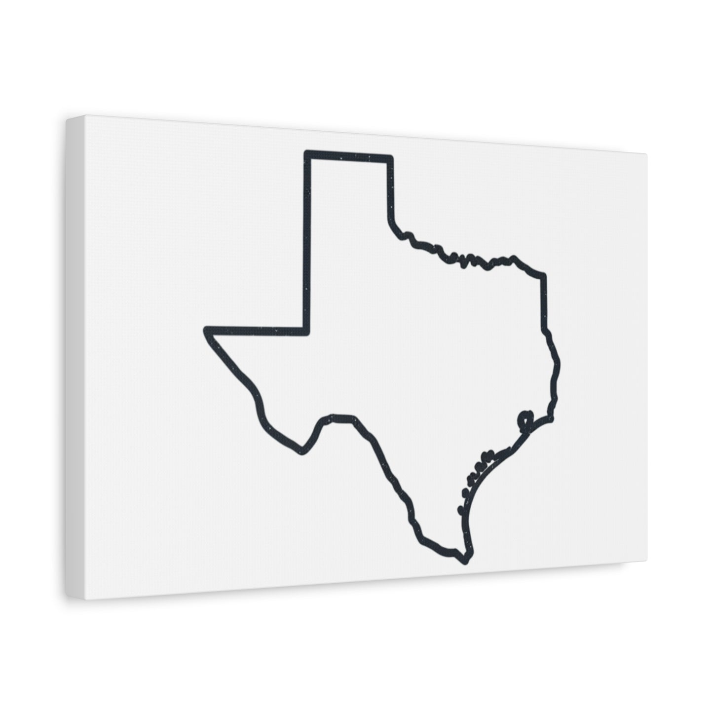 Texas Outline Canvas Wall Art