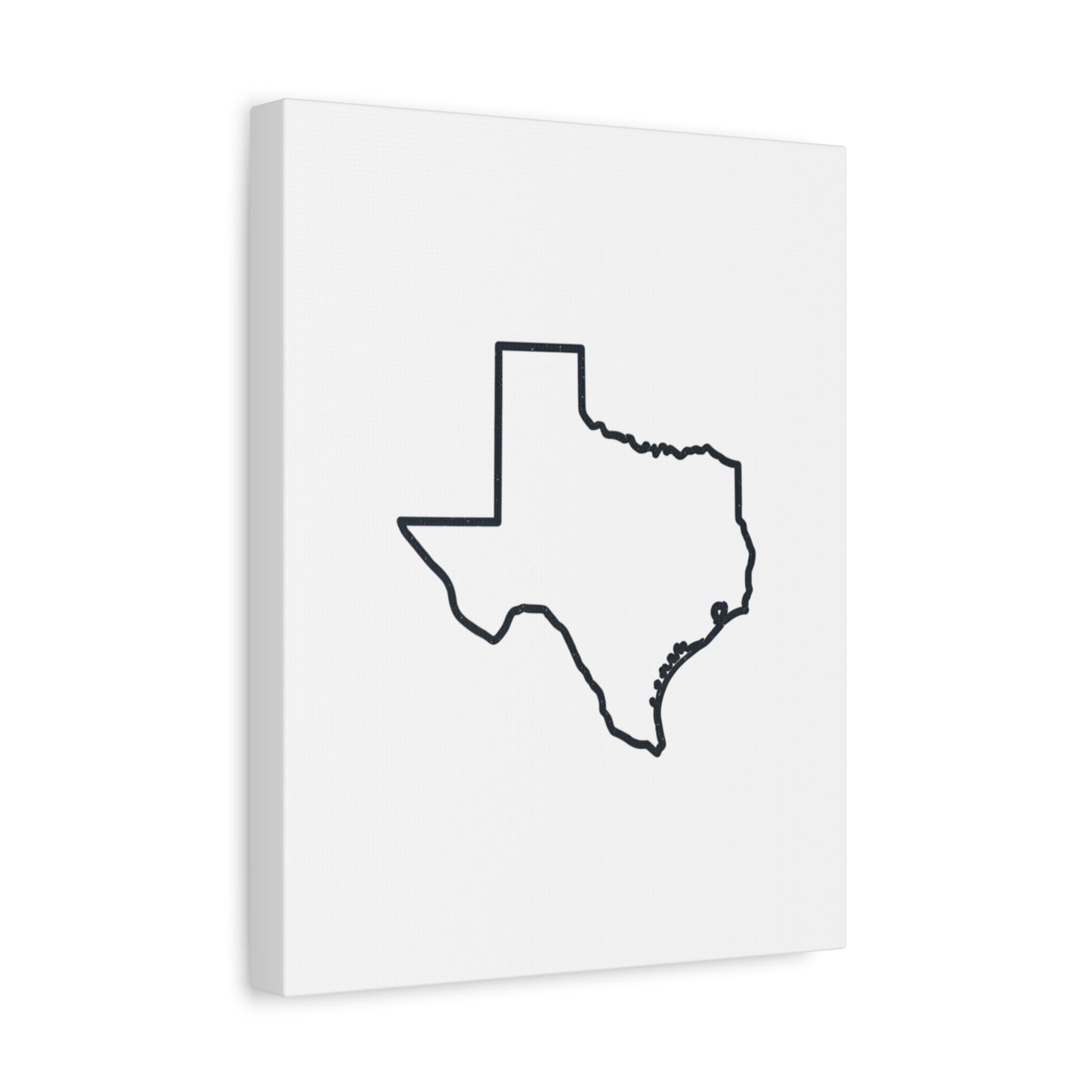 Texas Outline Canvas Wall Art