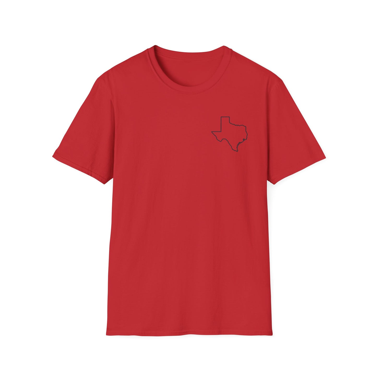 Texas Outline T-Shirt —  Logo Only